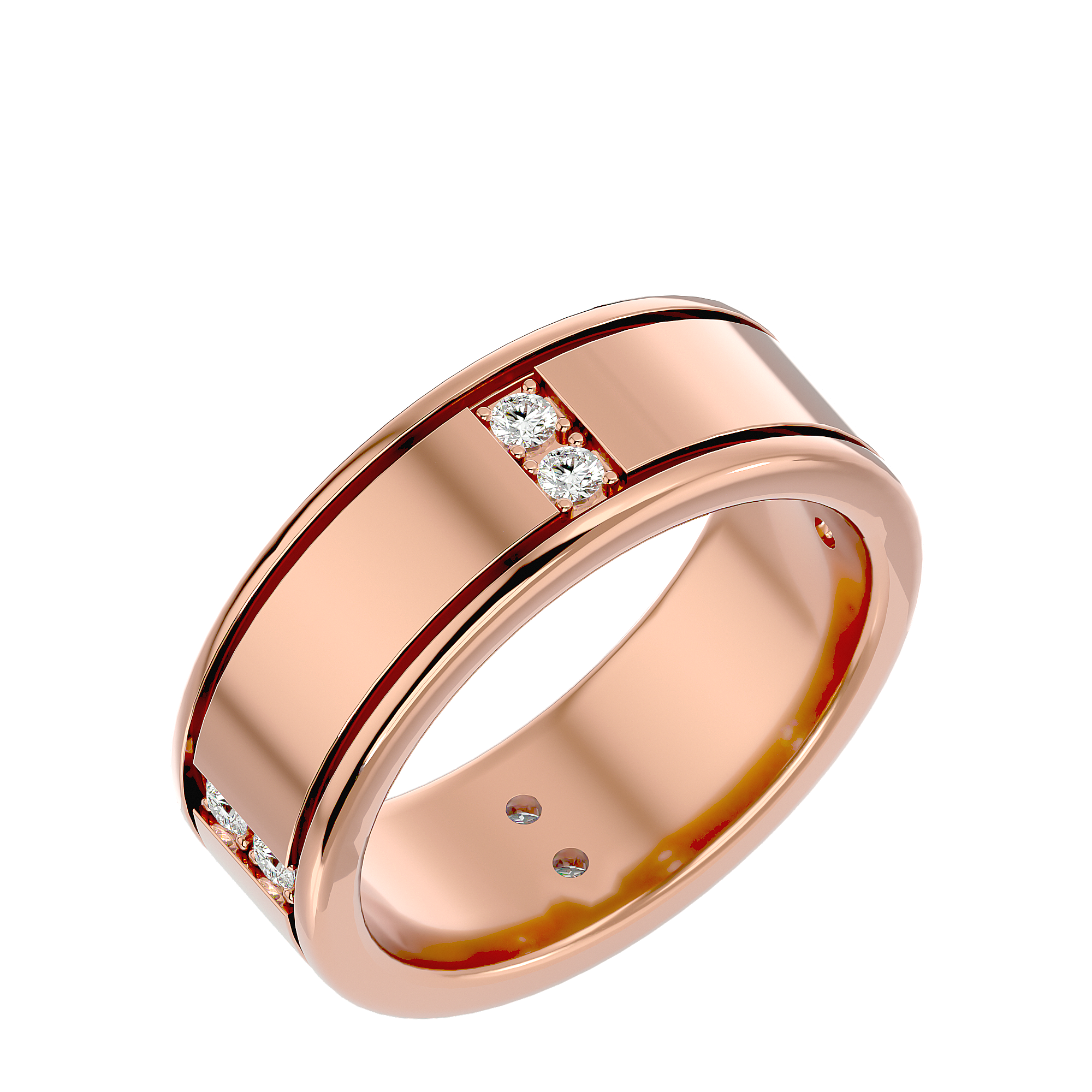 Gerald Mens Studded Ring