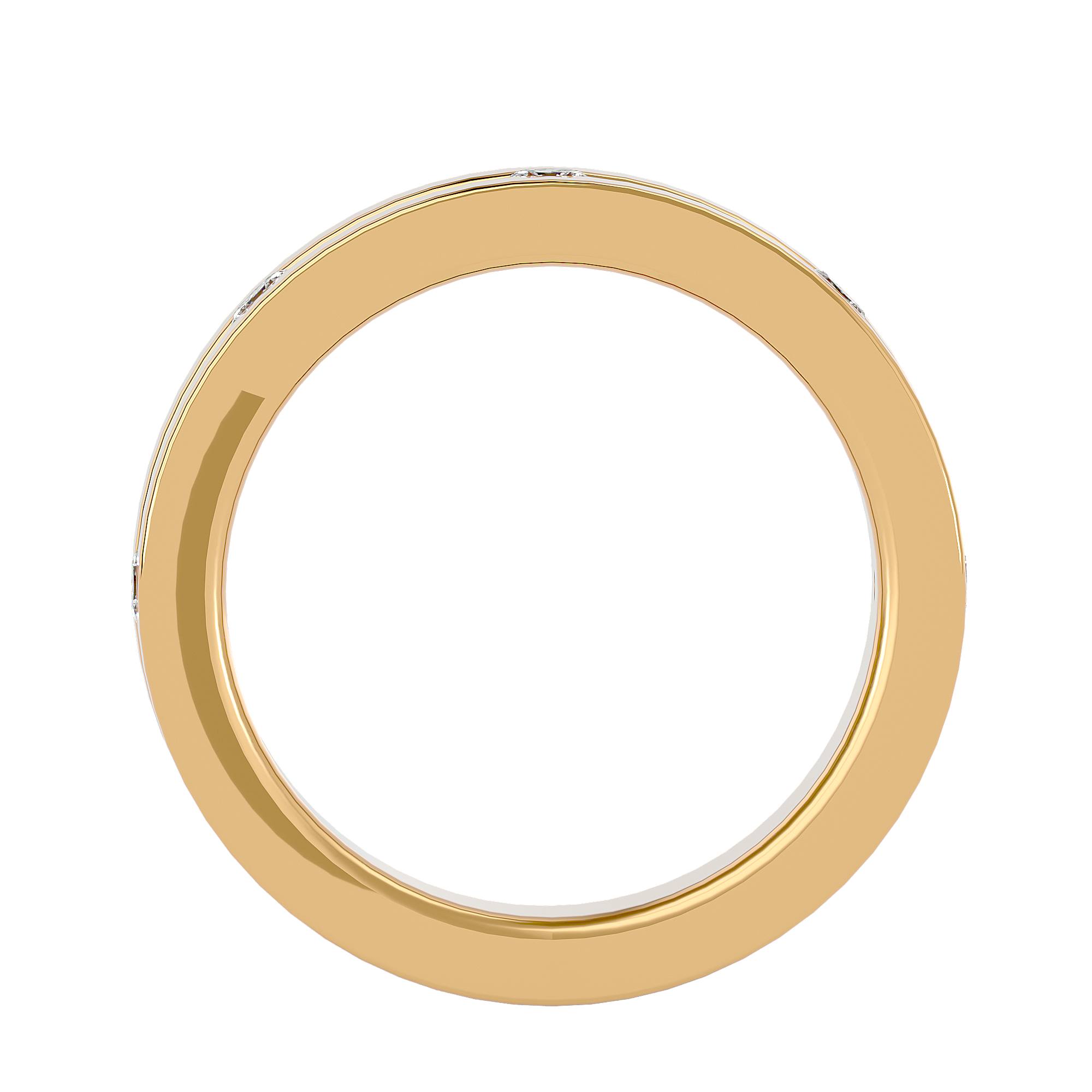 Giovanni Mens Studded Ring