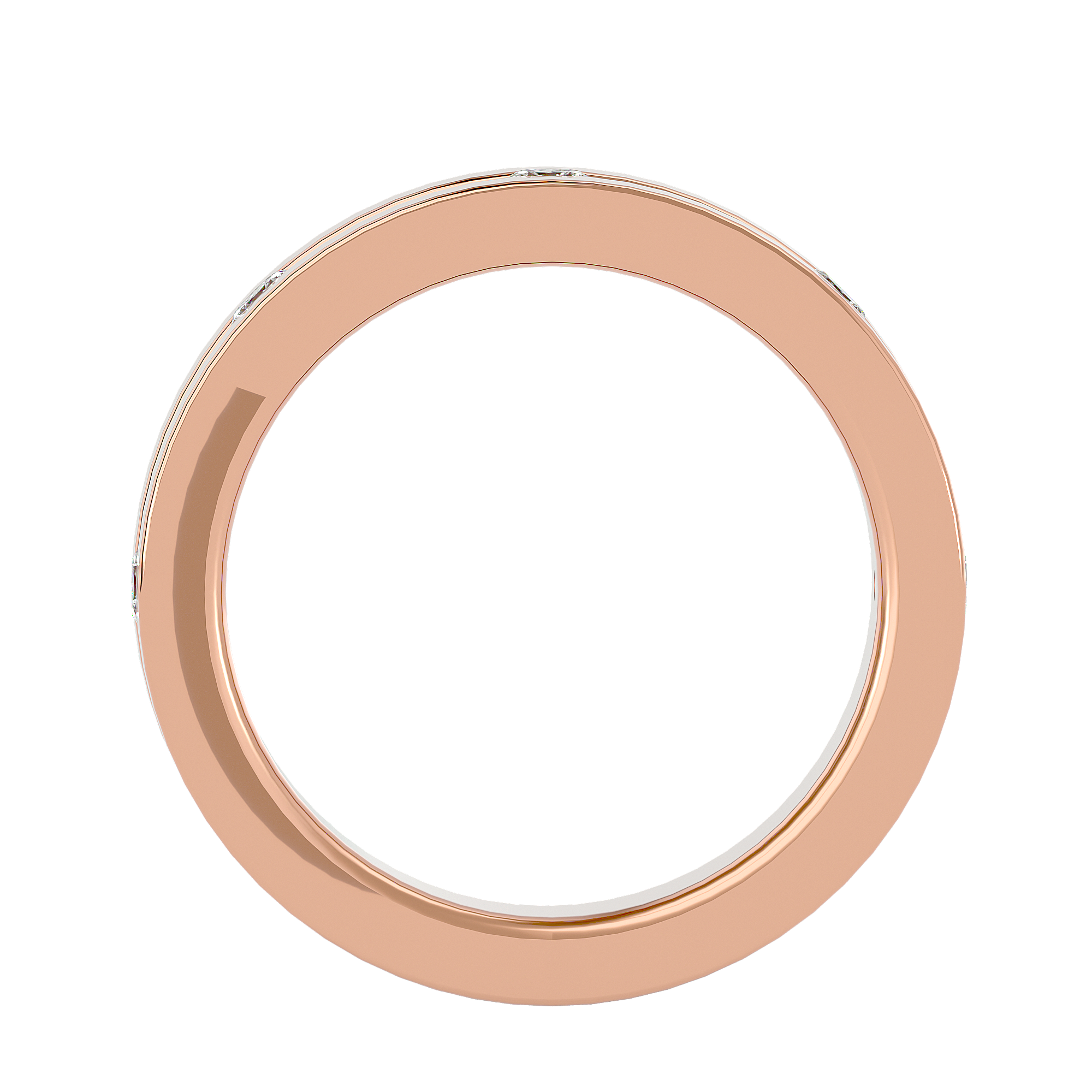 Giovanni Mens Studded Ring