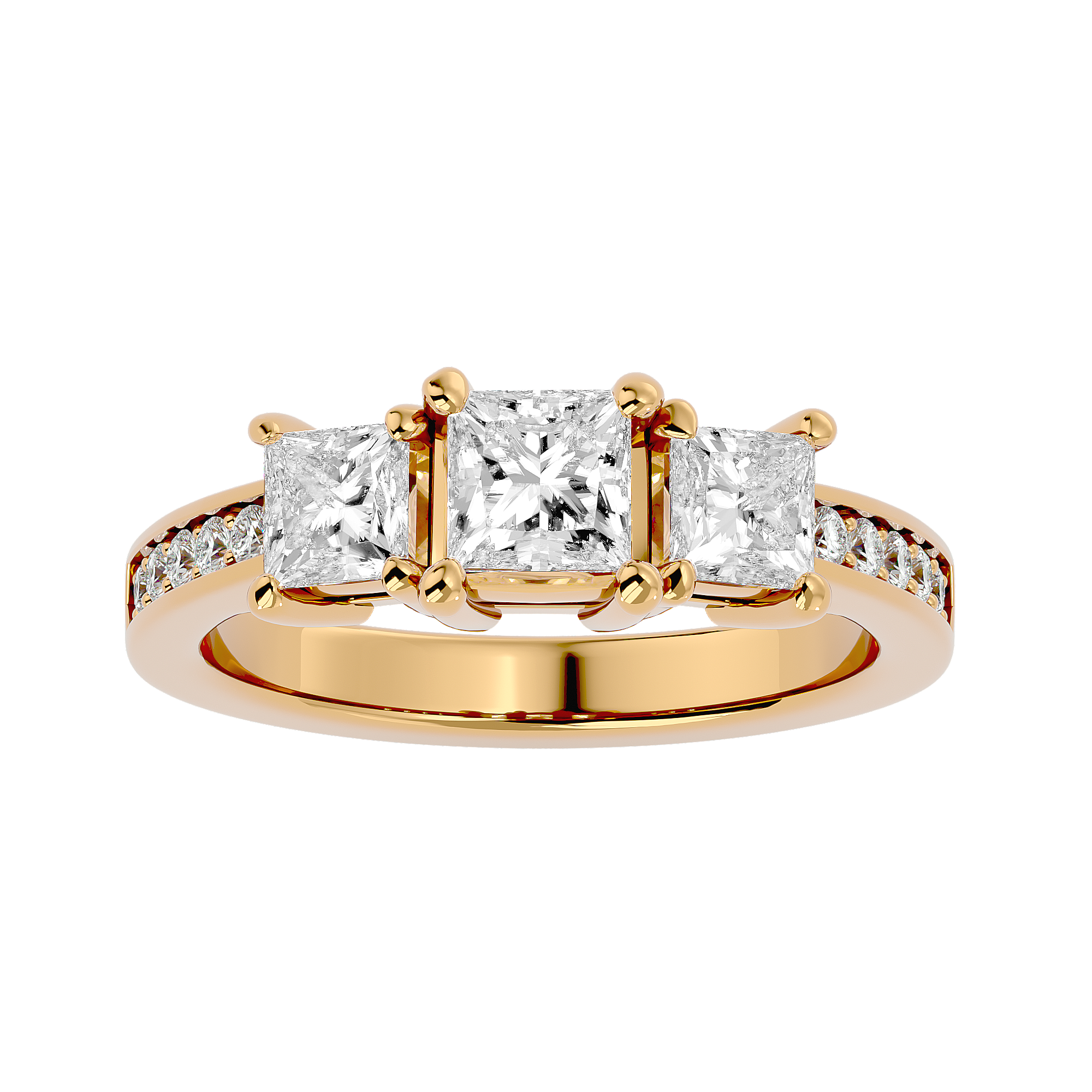 Adriana Three Stone Ring