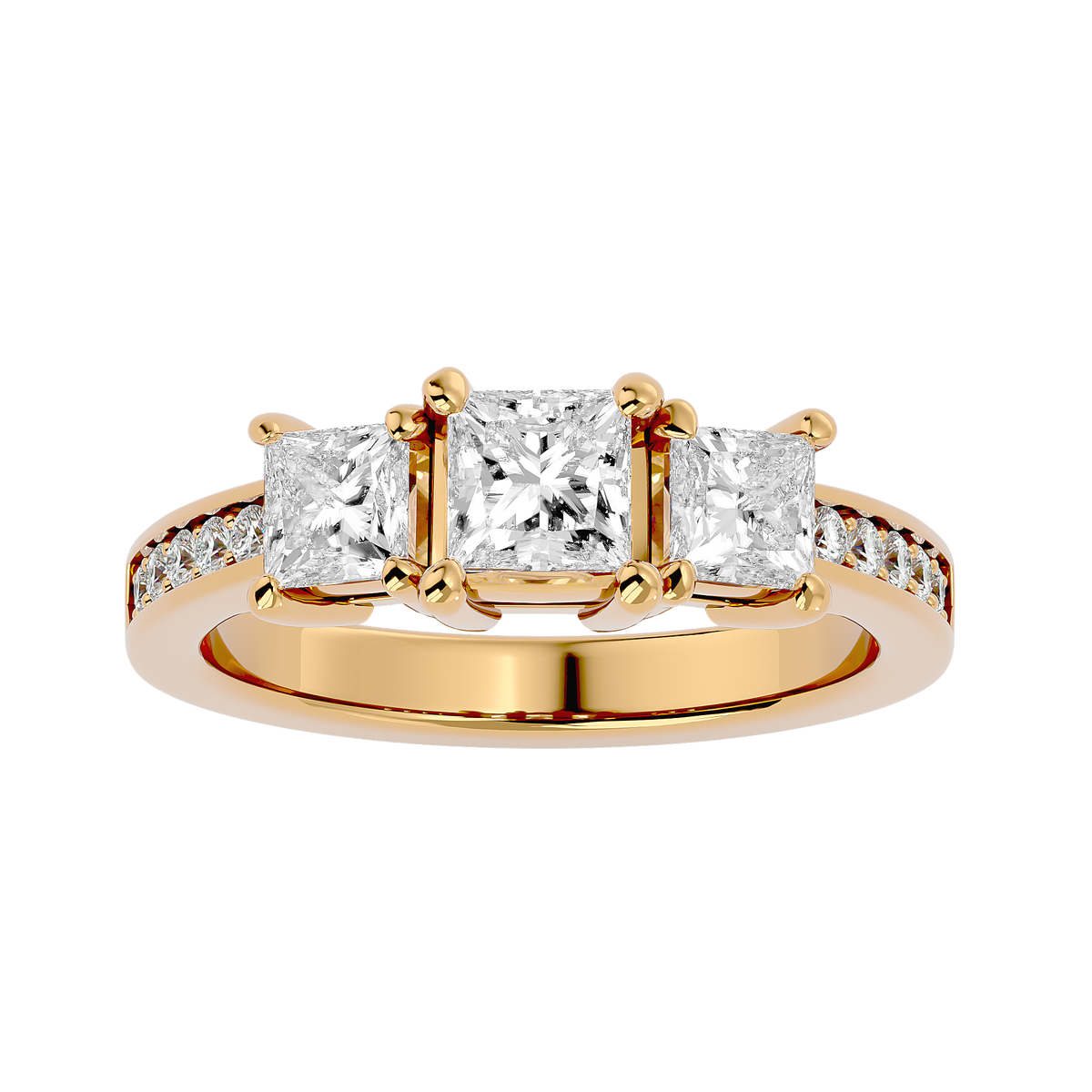 Adriana Three Stone Ring