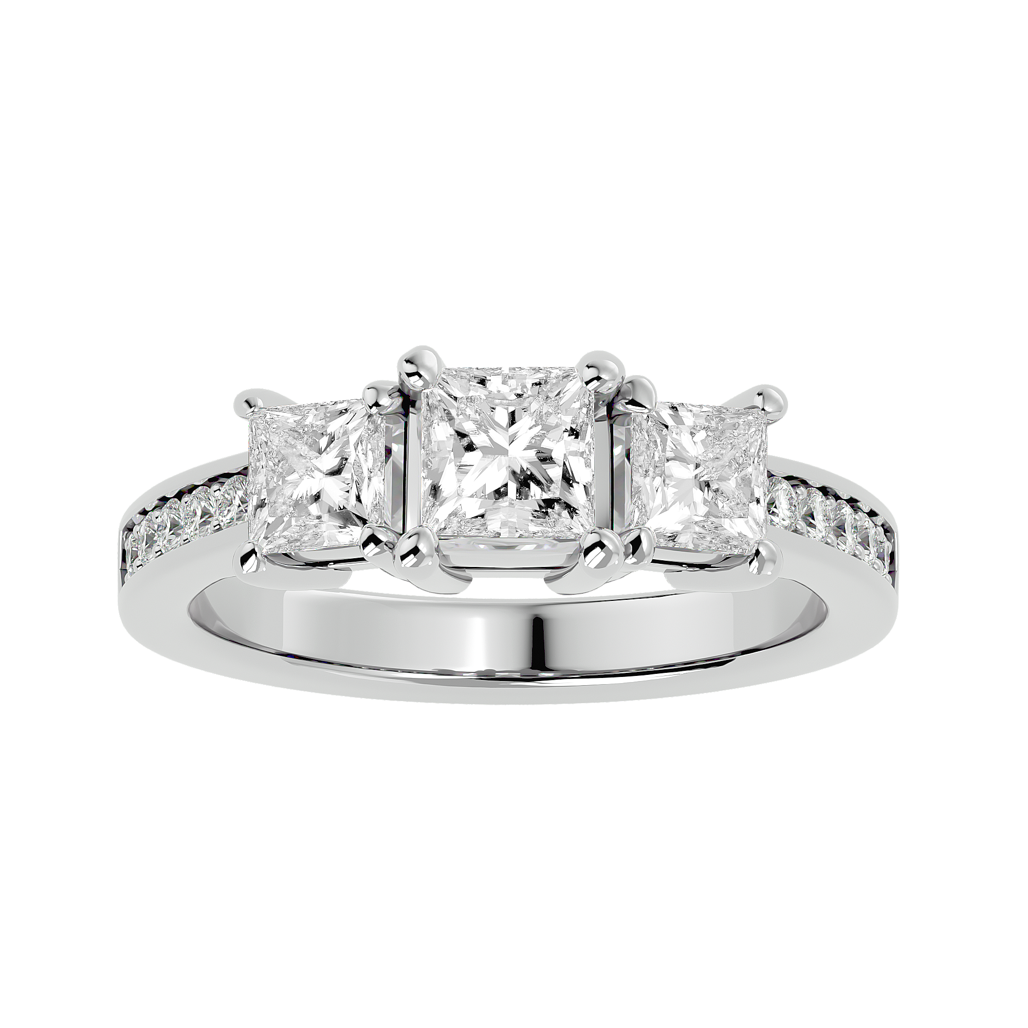 Adriana Three Stone Ring