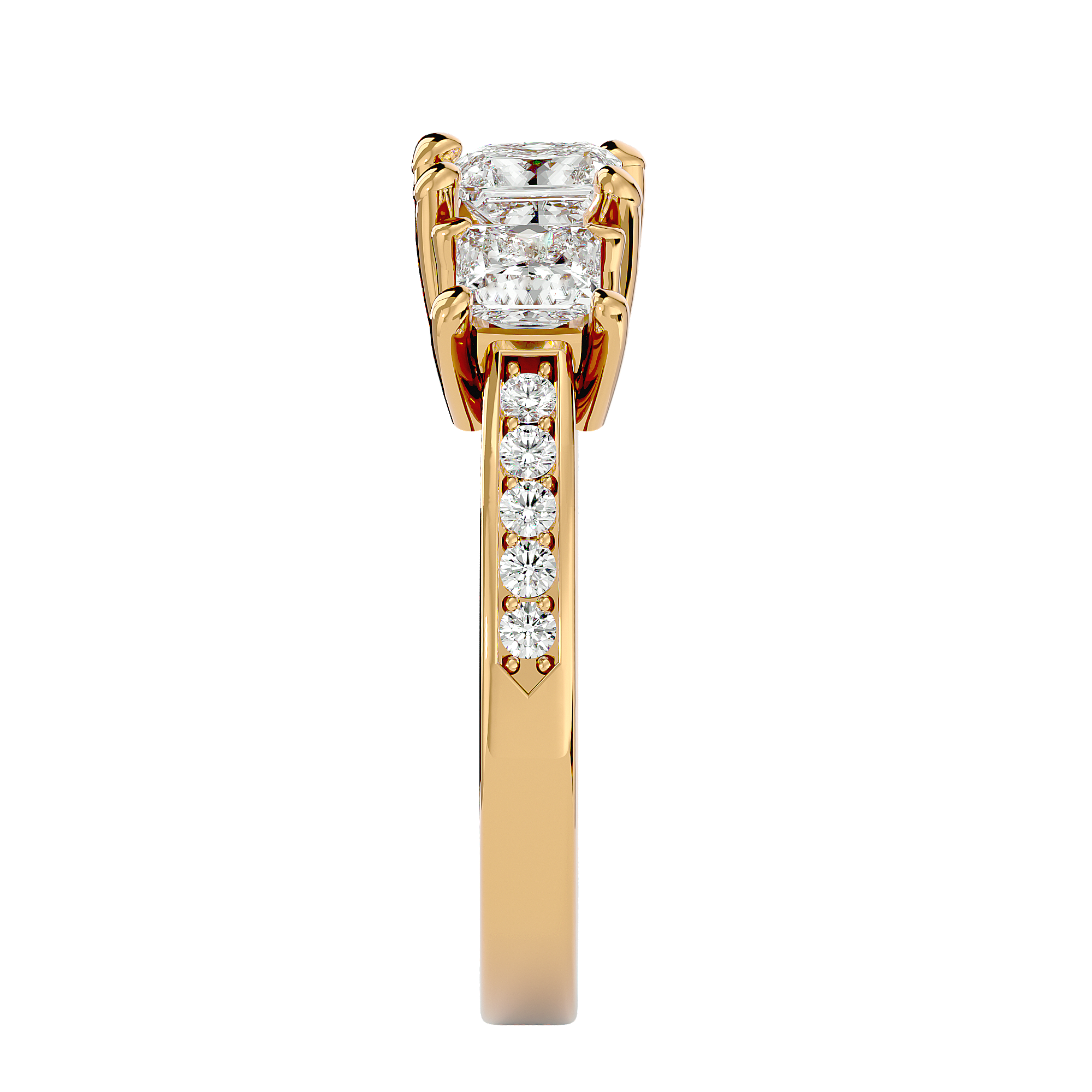 Adriana Three Stone Ring