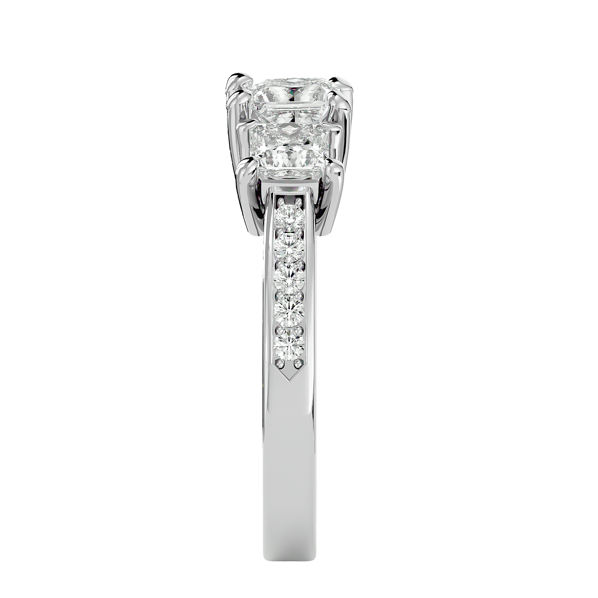Adriana Three Stone Ring