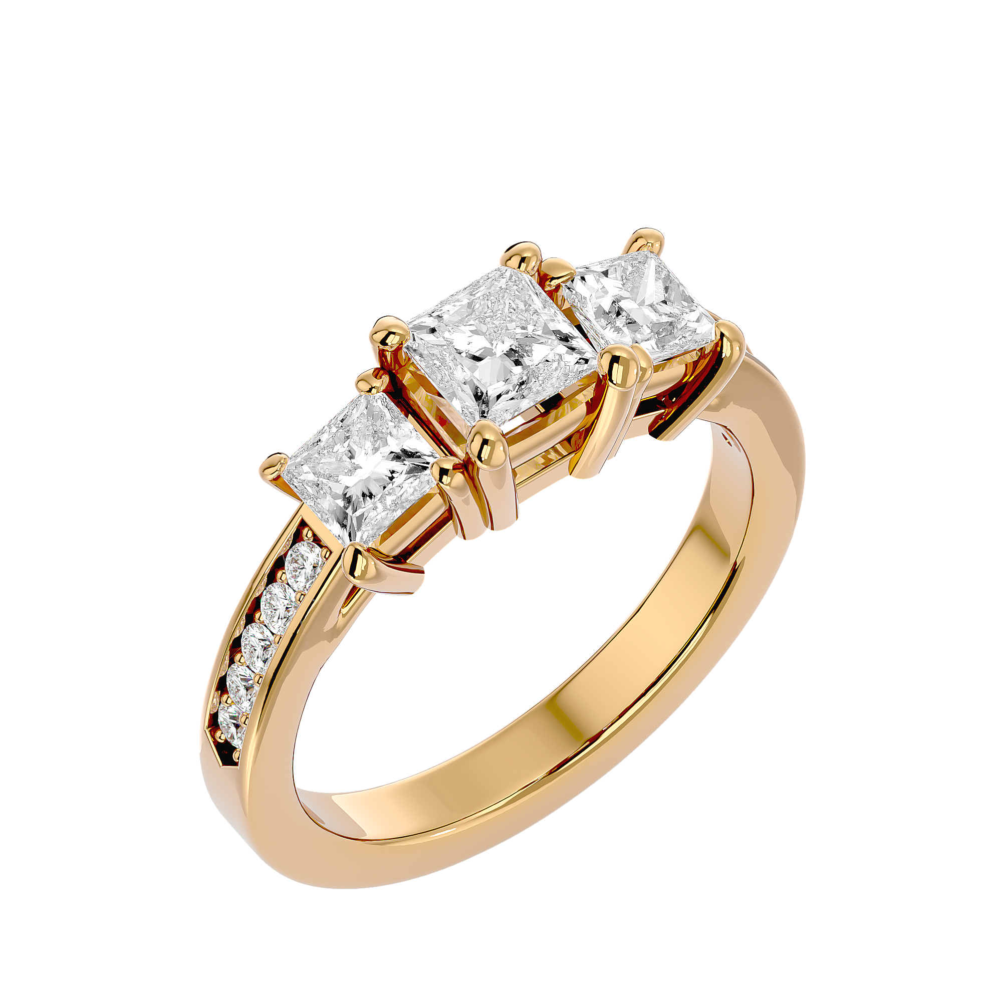 Adriana Three Stone Ring