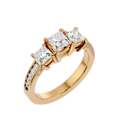 Adriana Three Stone Ring