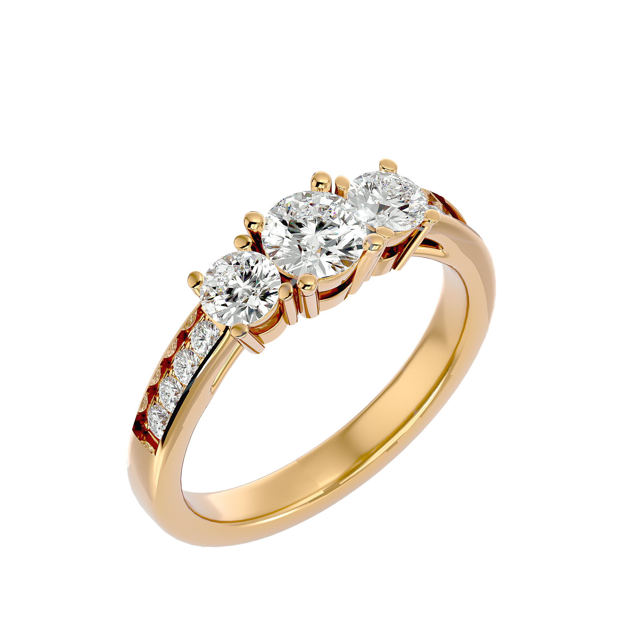 Imogen Three Stone Ring