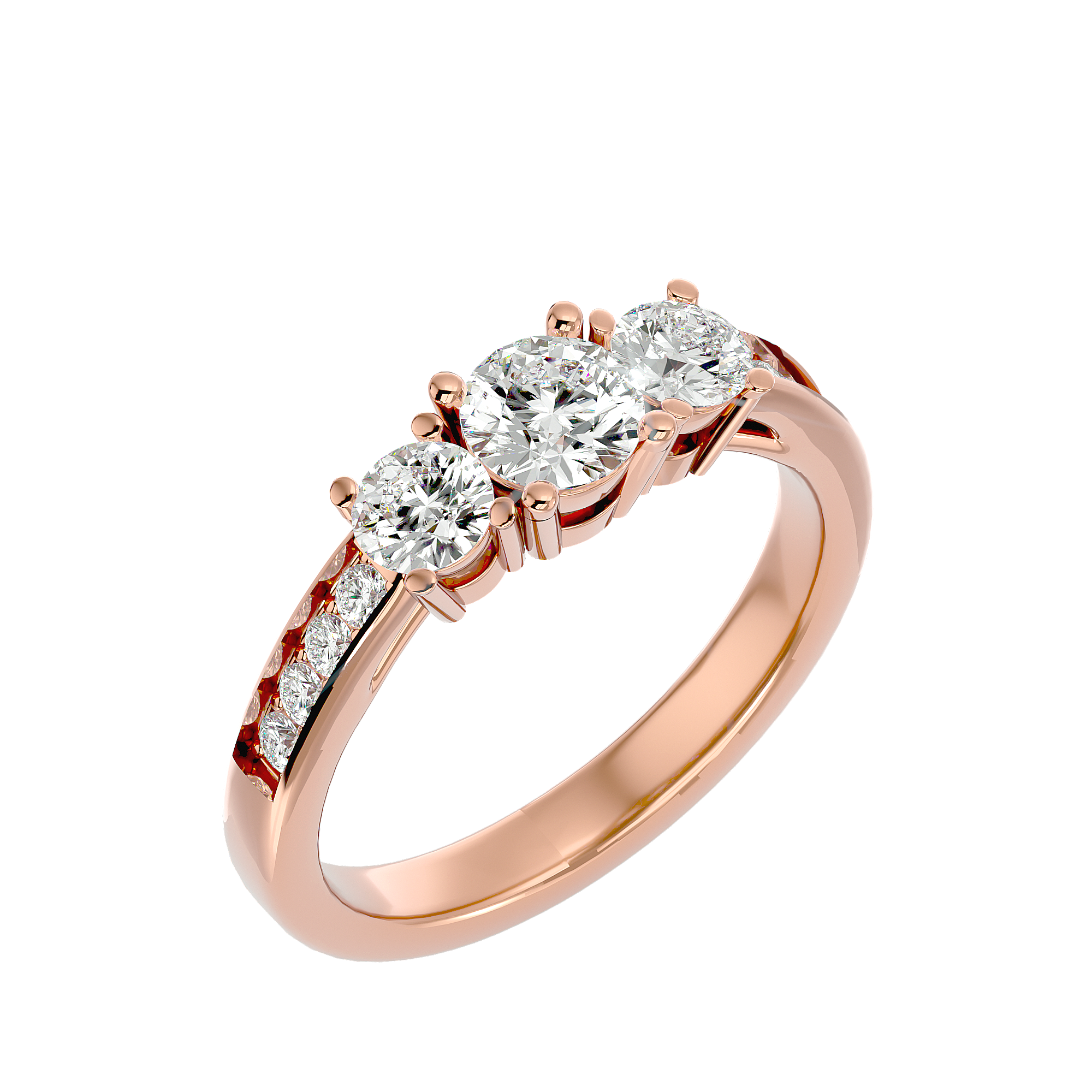 Imogen Three Stone Ring