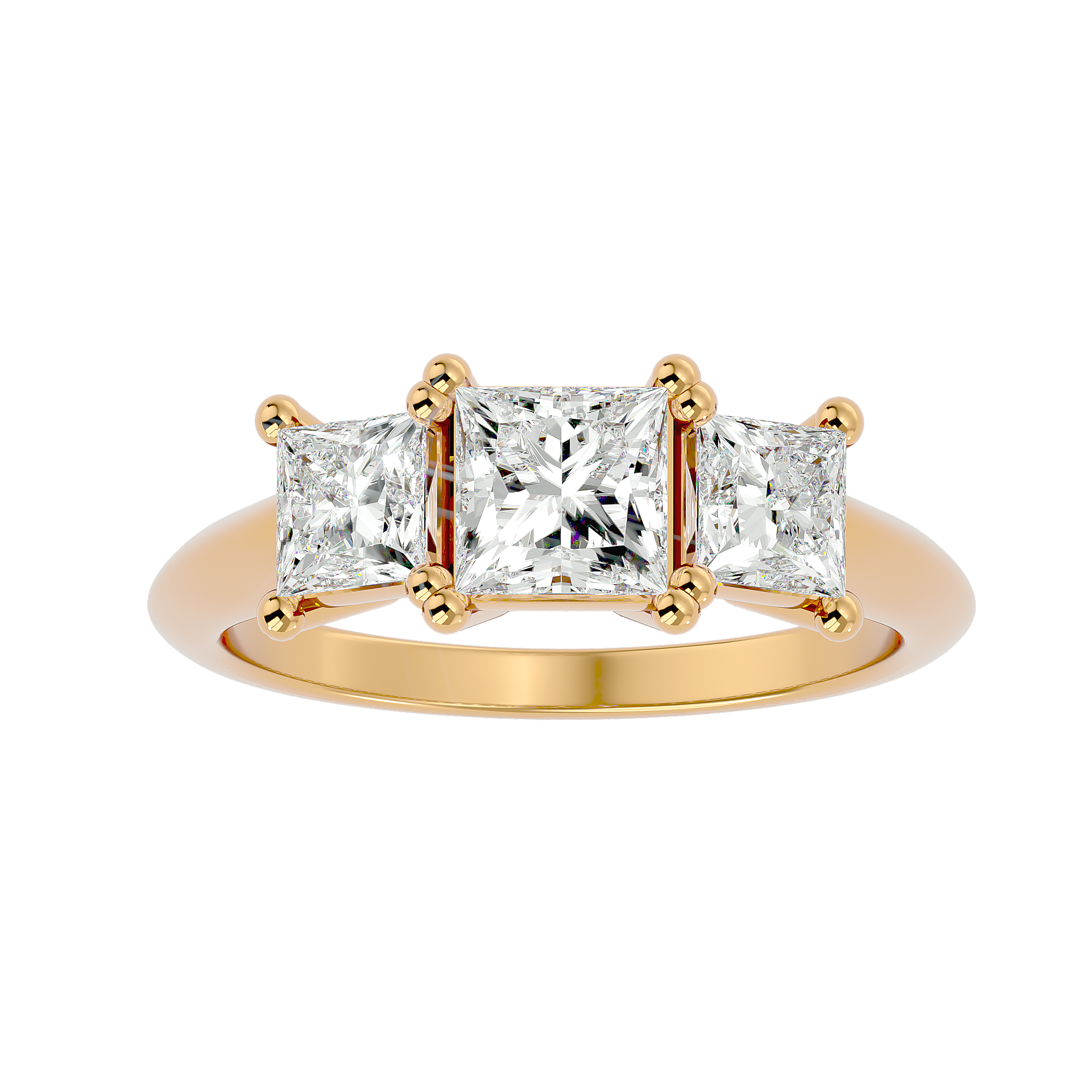 Gwyneth Three Stone Ring