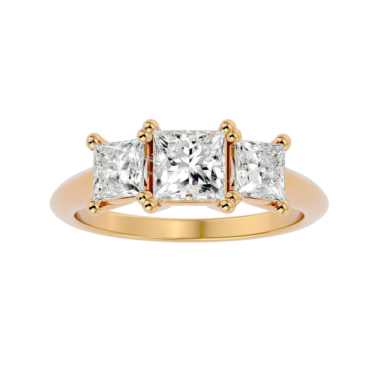 Gwyneth Three Stone Ring