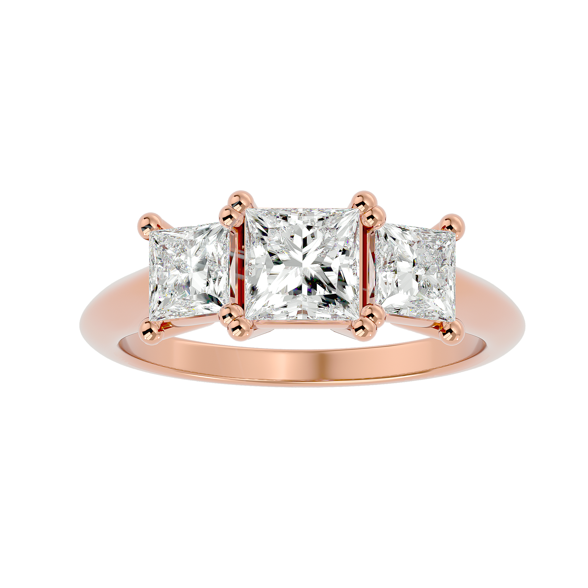 Gwyneth Three Stone Ring