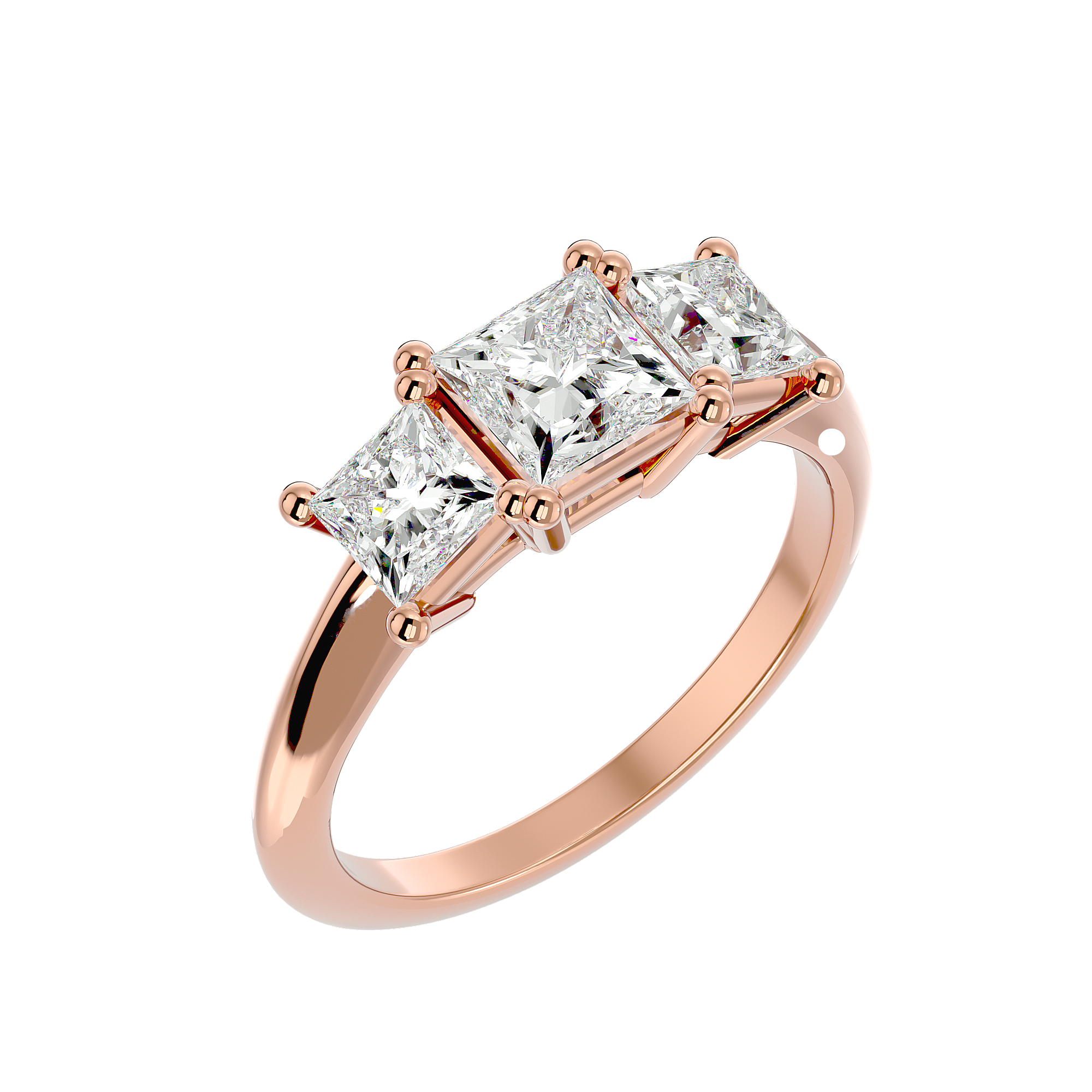 Gwyneth Three Stone Ring