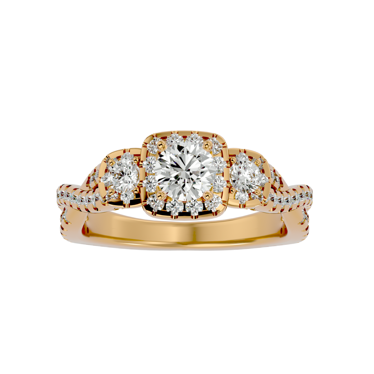 Tabitha Three Stone Ring