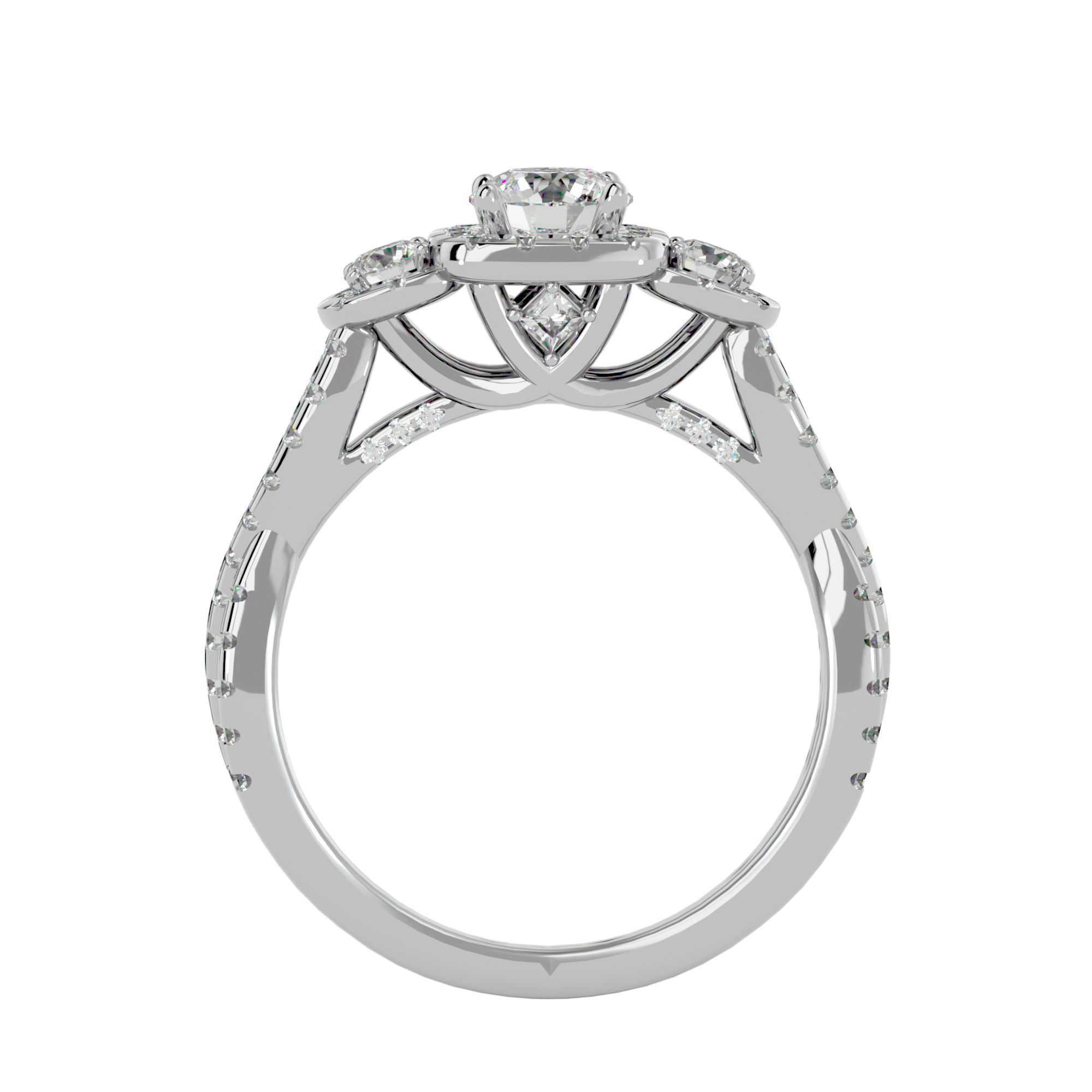 Tabitha Three Stone Ring