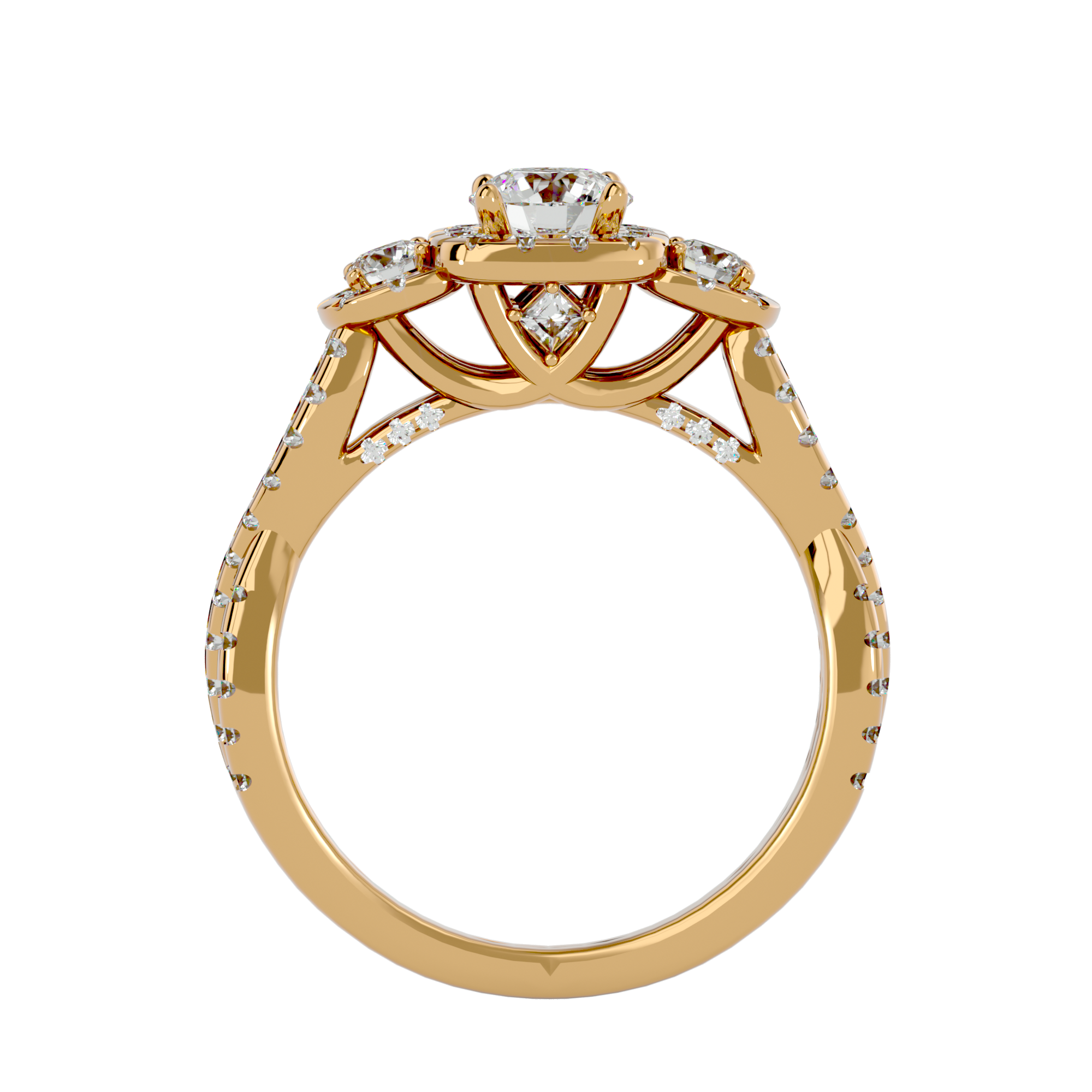 Tabitha Three Stone Ring