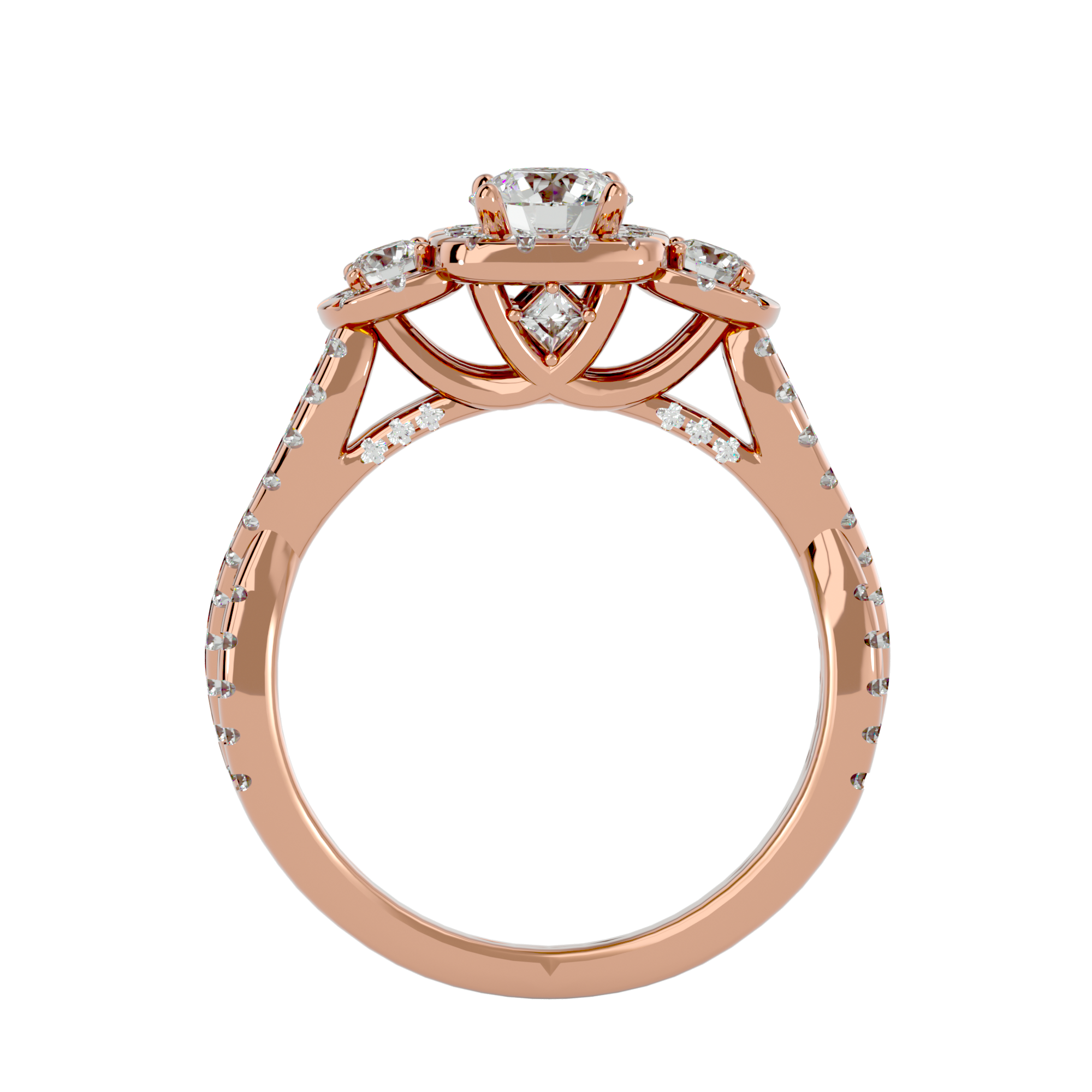 Tabitha Three Stone Ring