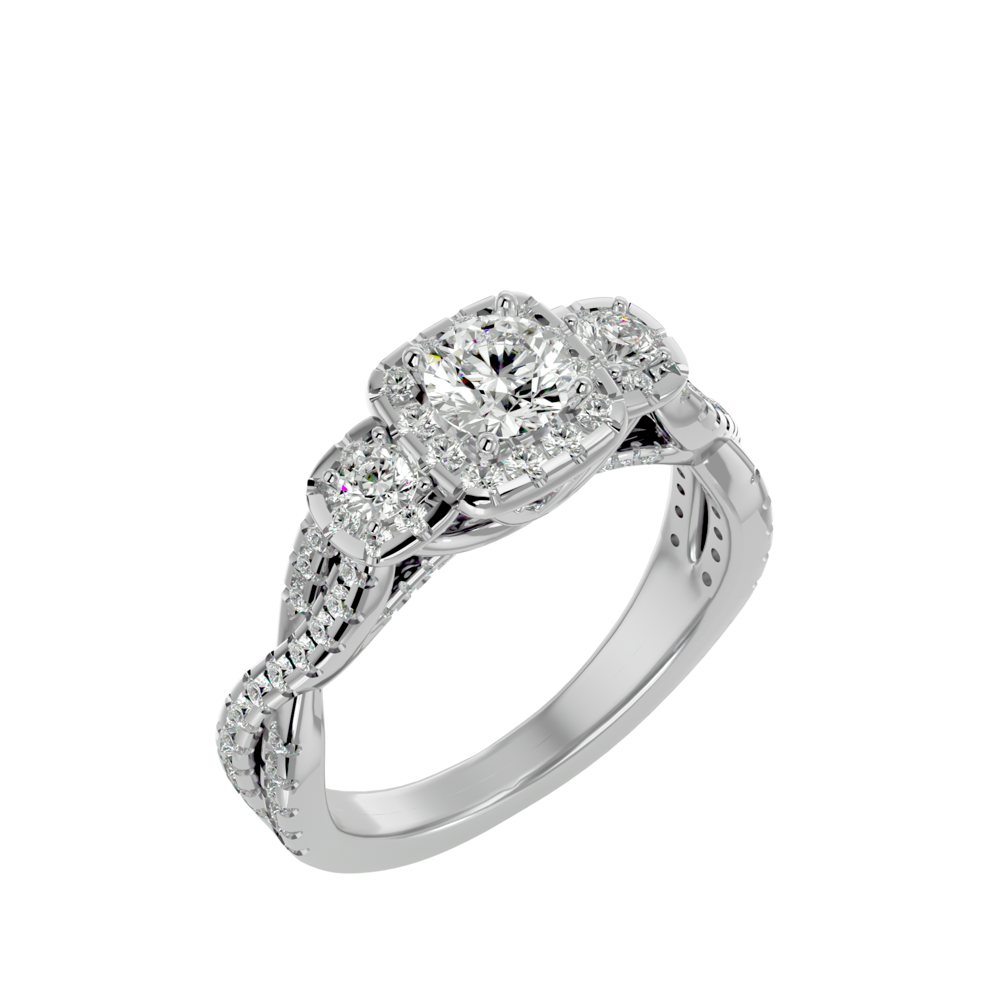 Tabitha Three Stone Ring