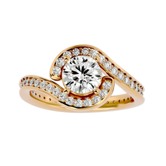 Aster Solitaire Ring