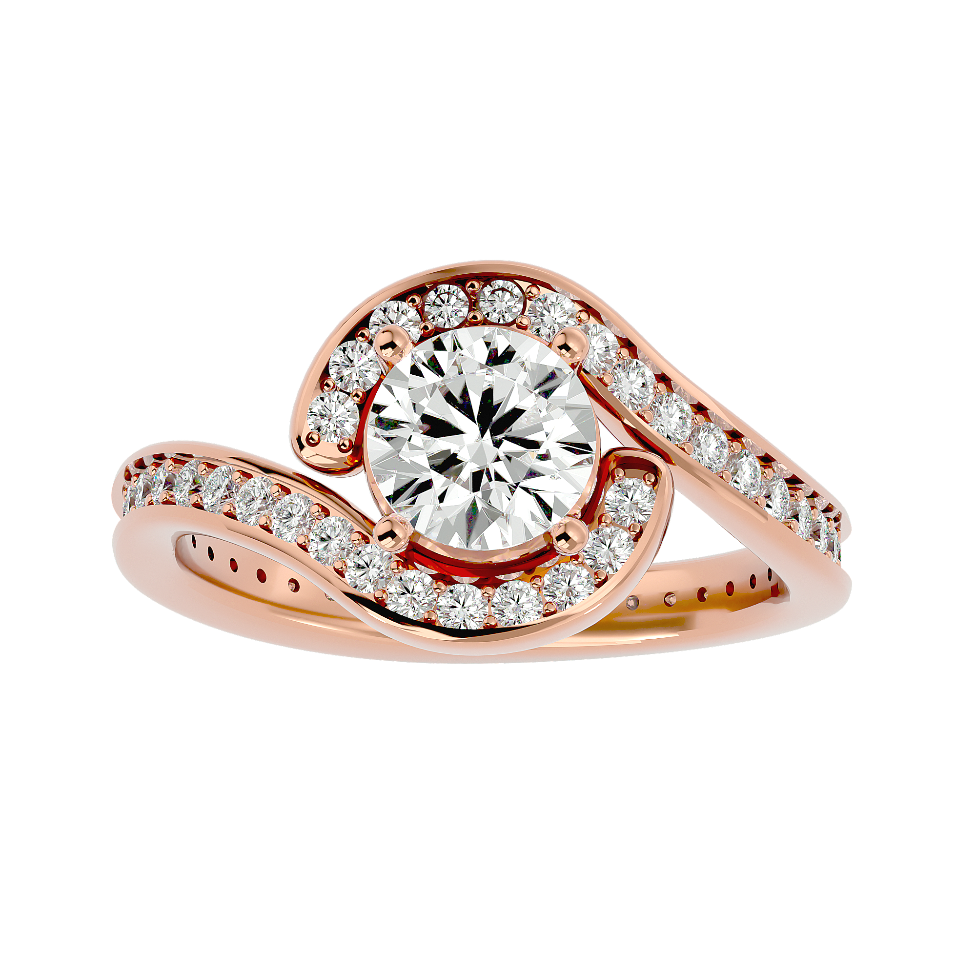 Aster Solitaire Ring
