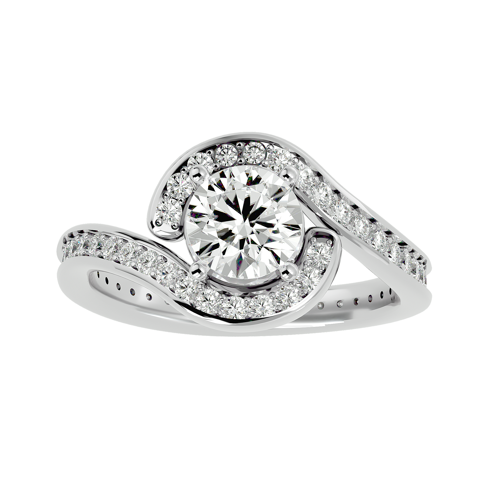 Aster Solitaire Ring