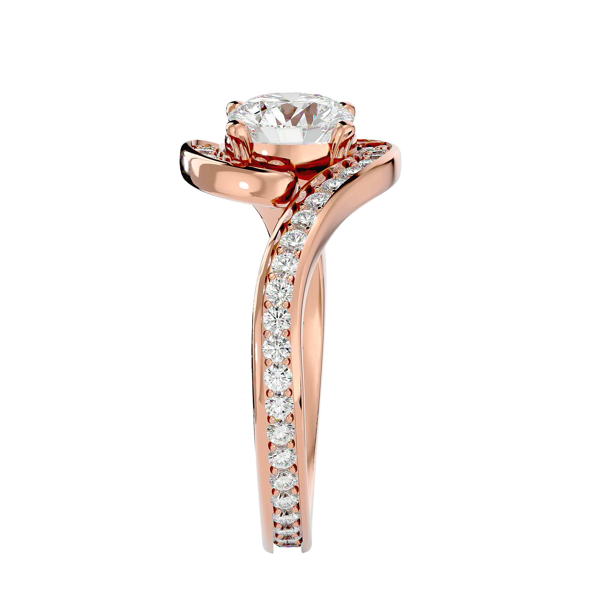 Aster Solitaire Ring