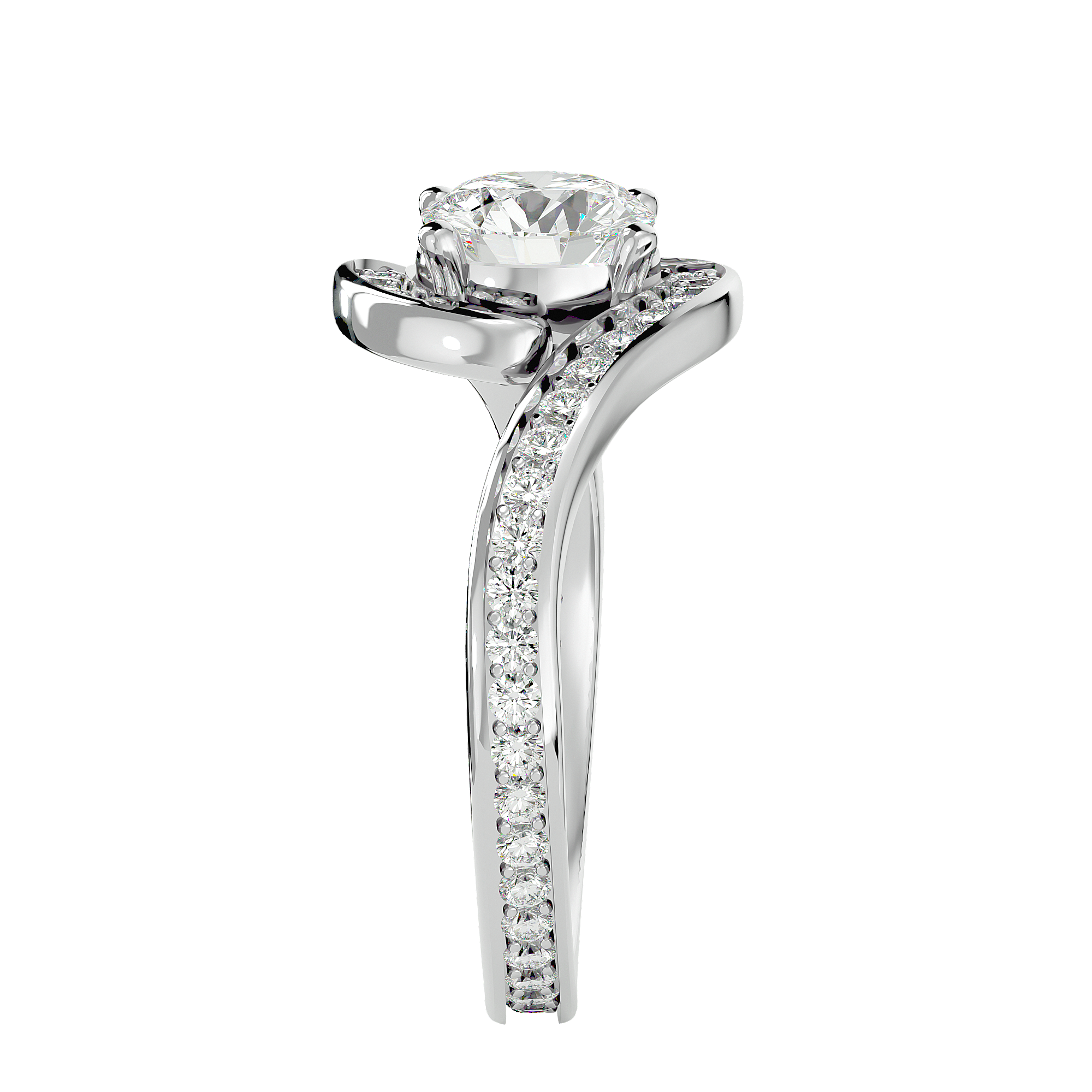Aster Solitaire Ring