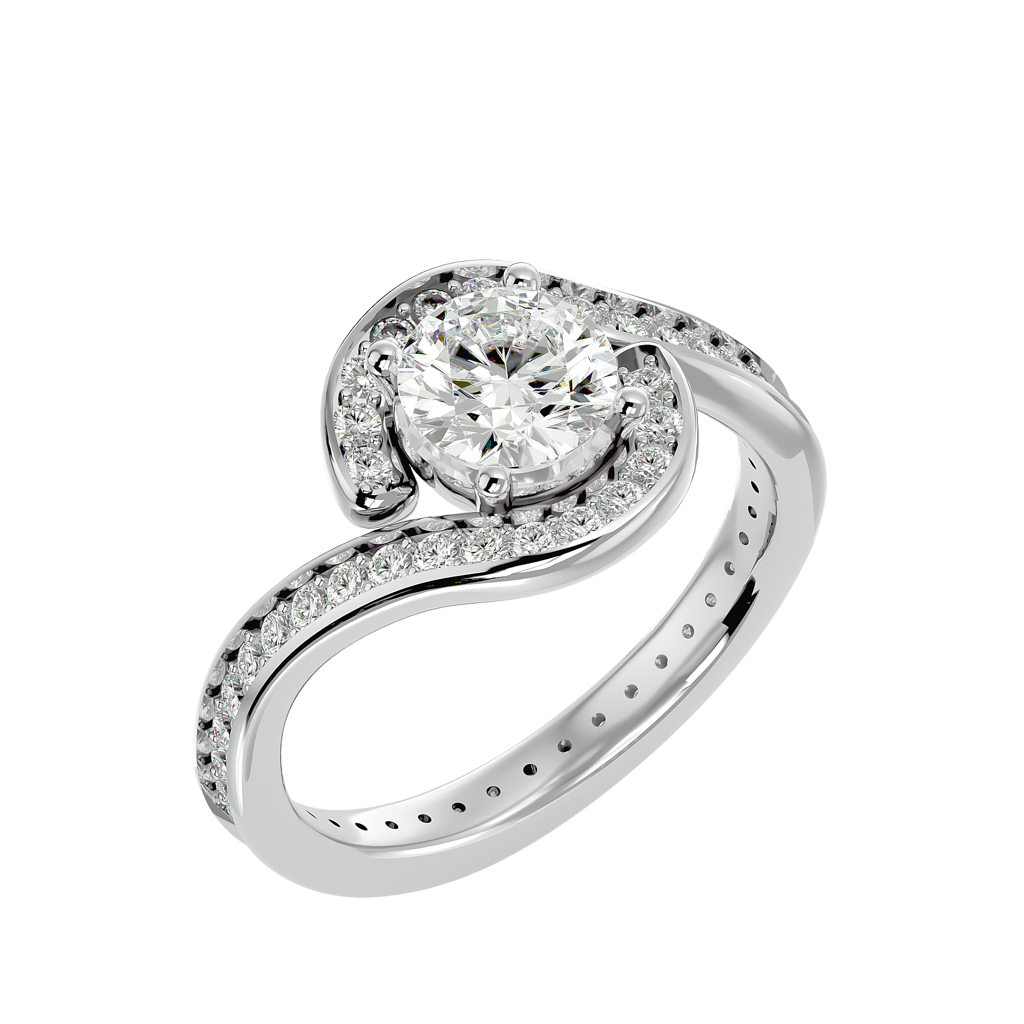 Aster Solitaire Ring