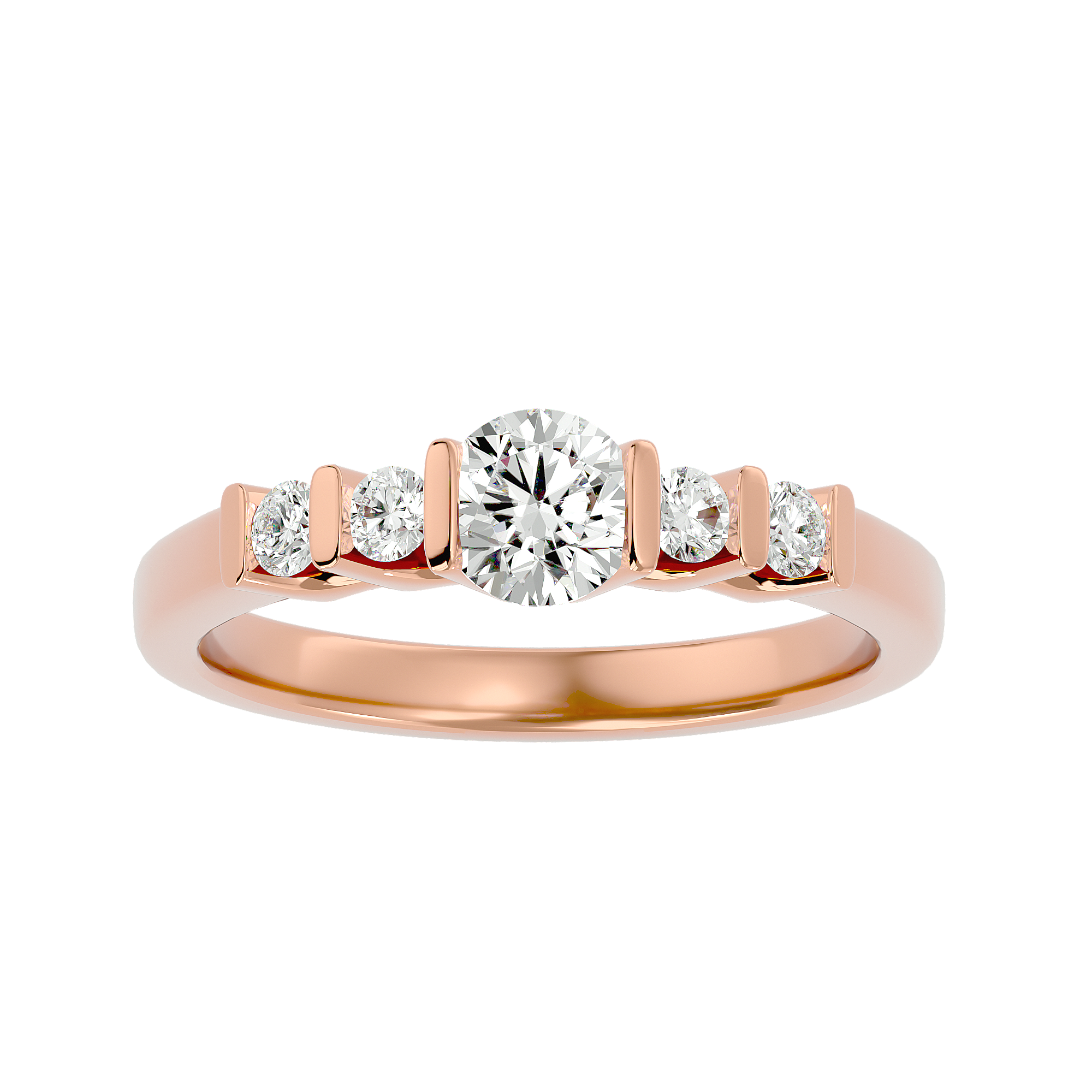 Poppy Solitaire Ring