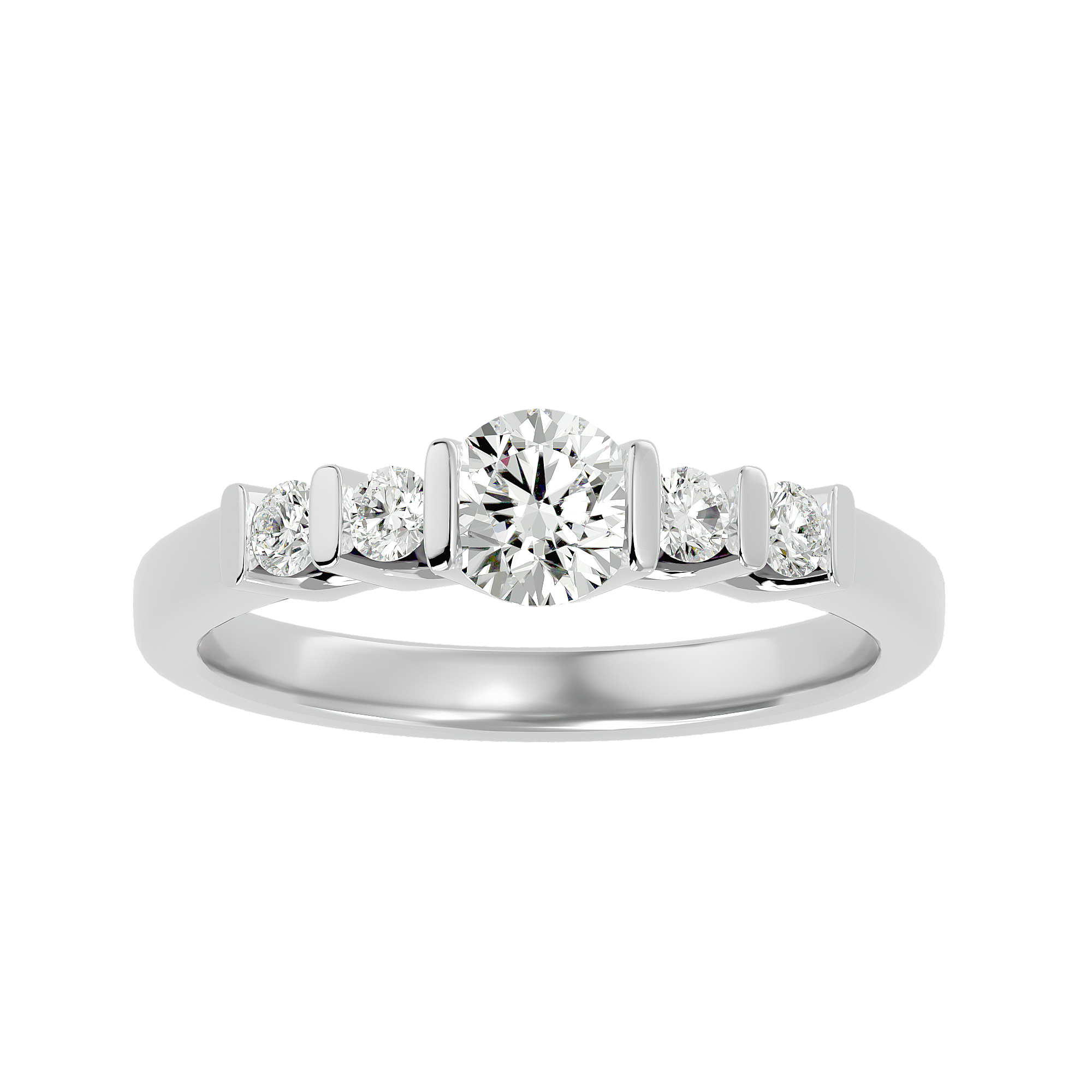Poppy Solitaire Ring