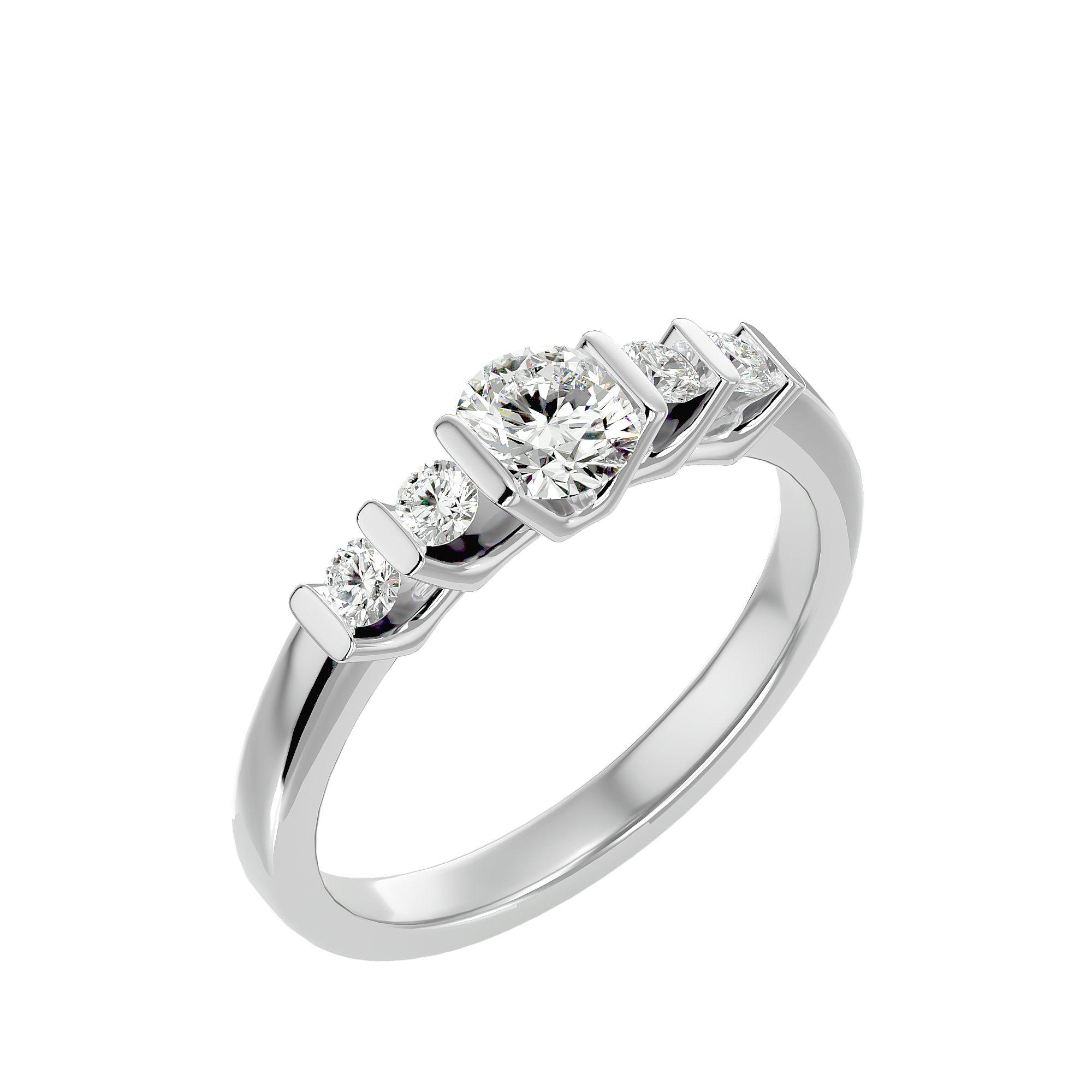 Poppy Solitaire Ring