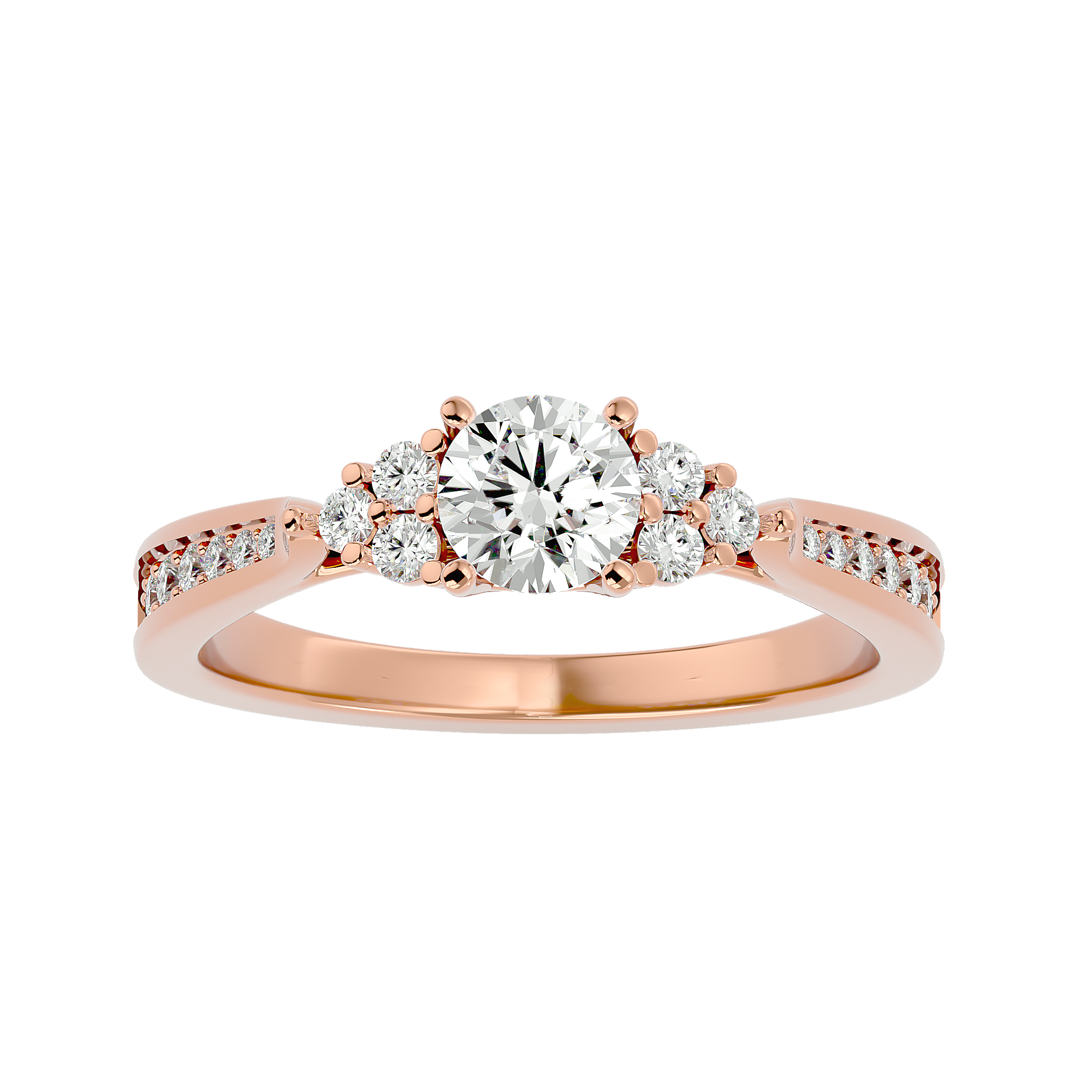 Trinity Solitaire Ring
