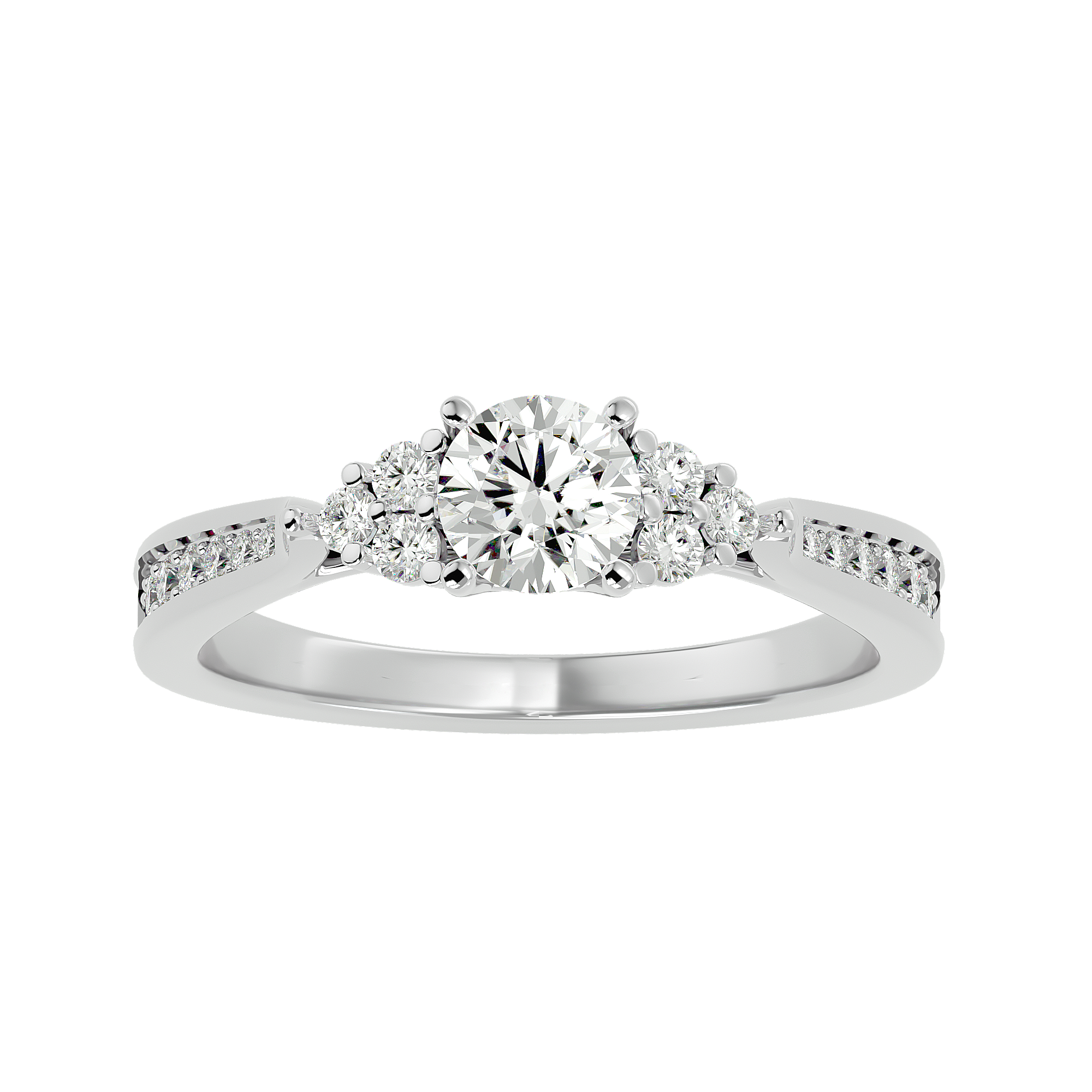 Trinity Solitaire Ring