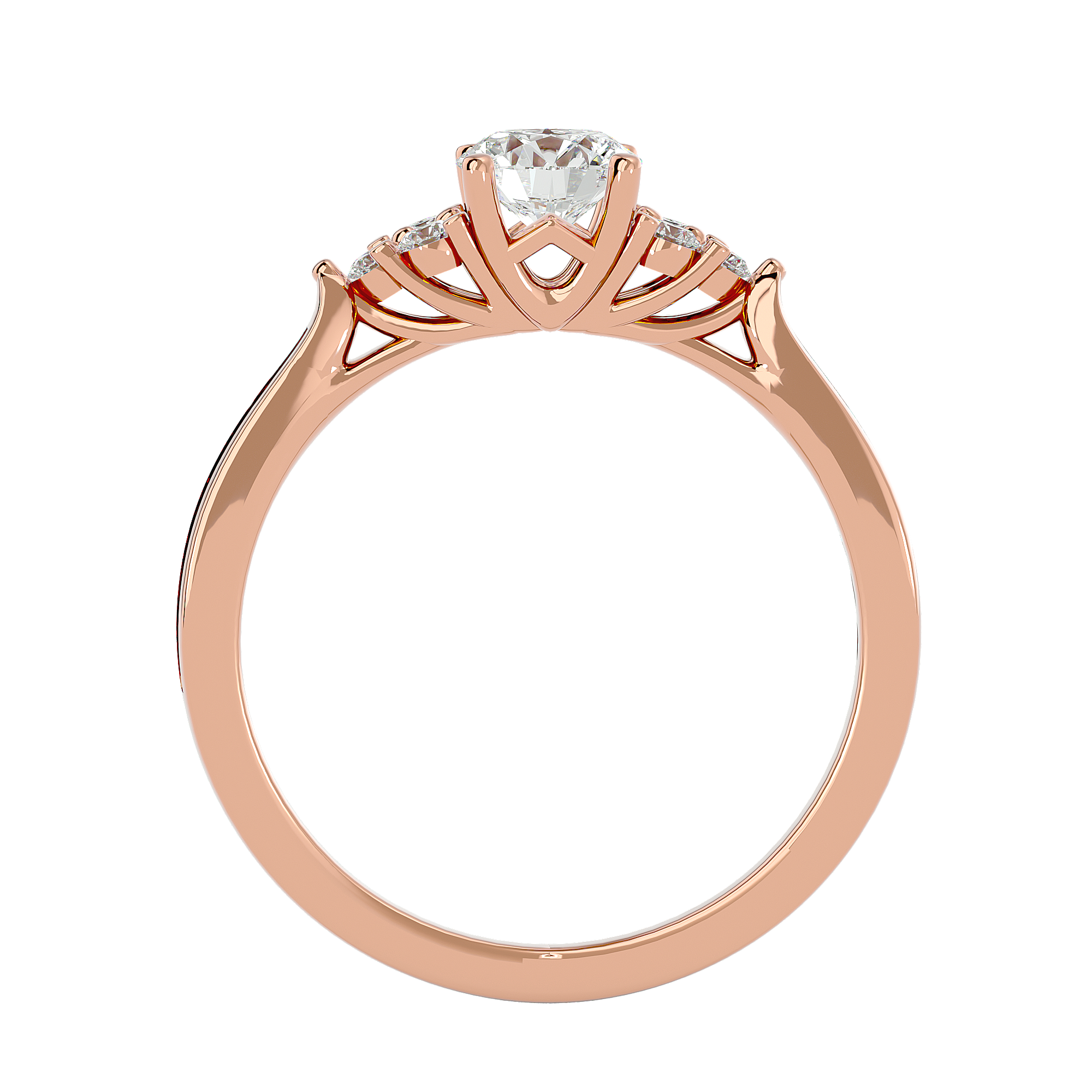 Trinity Solitaire Ring