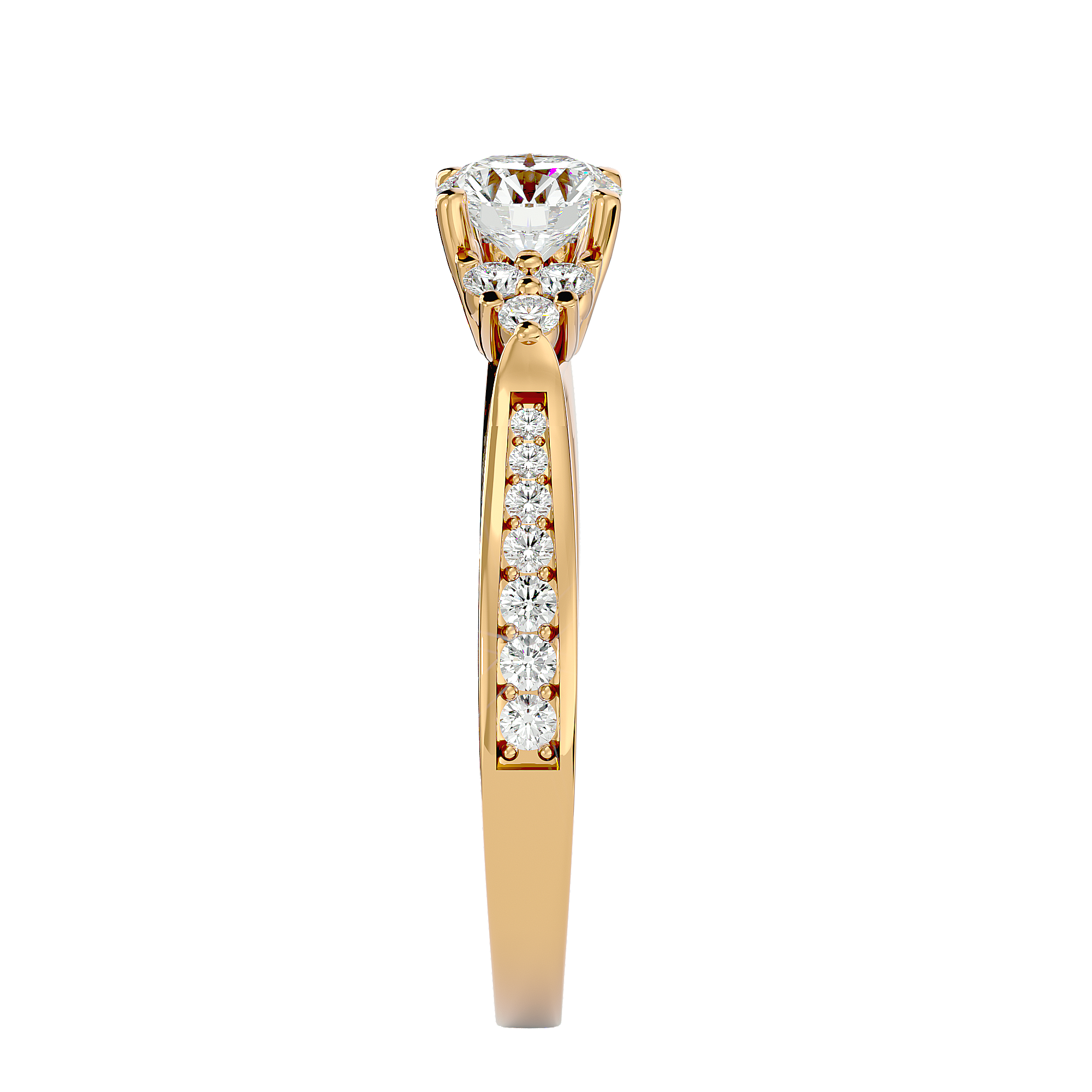Trinity Solitaire Ring