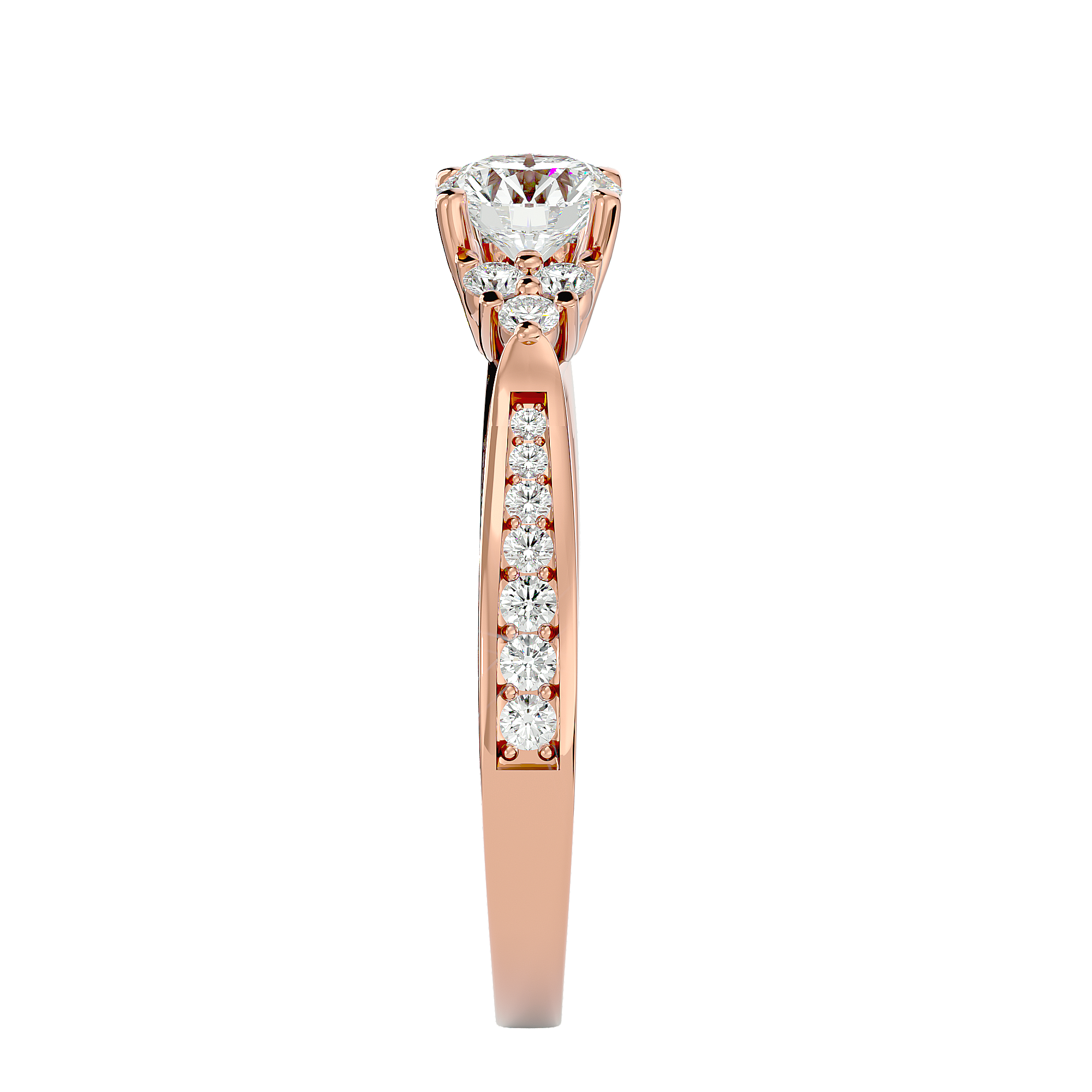 Trinity Solitaire Ring