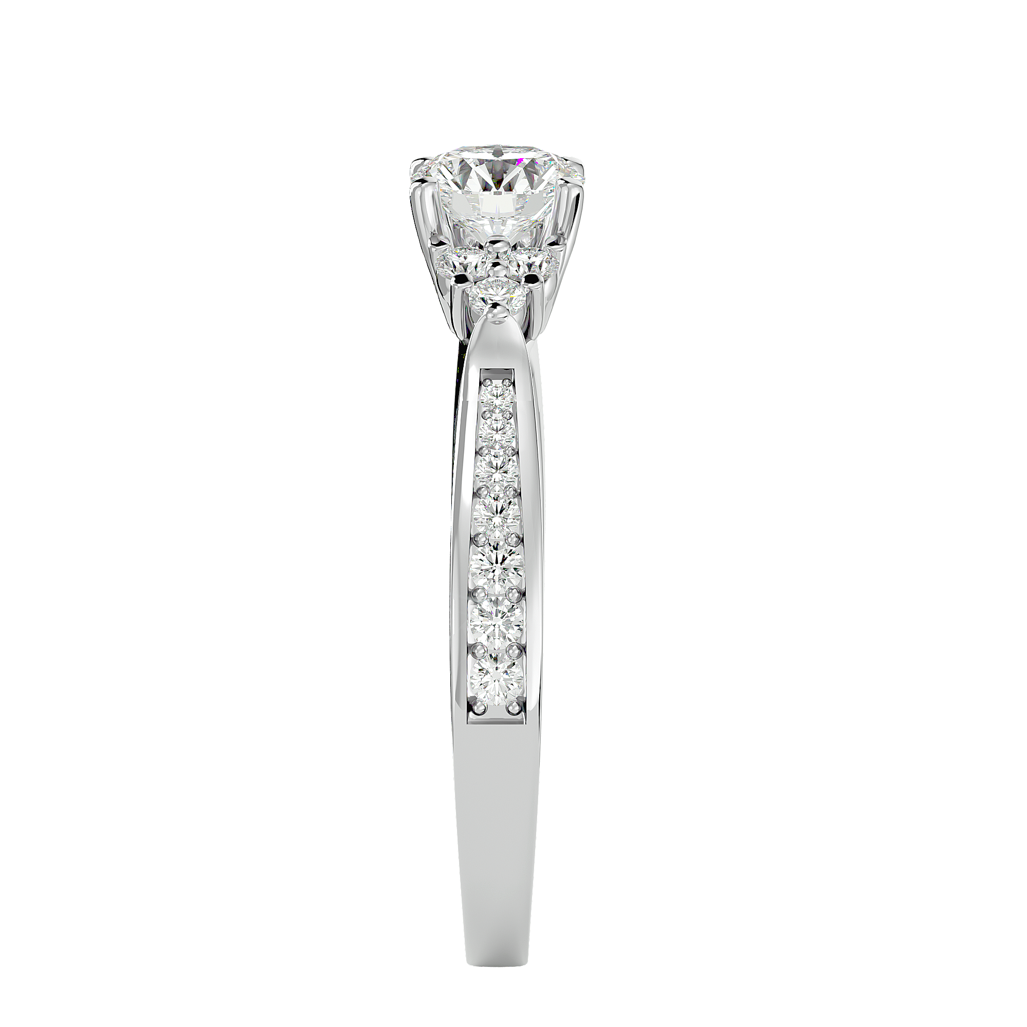 Trinity Solitaire Ring