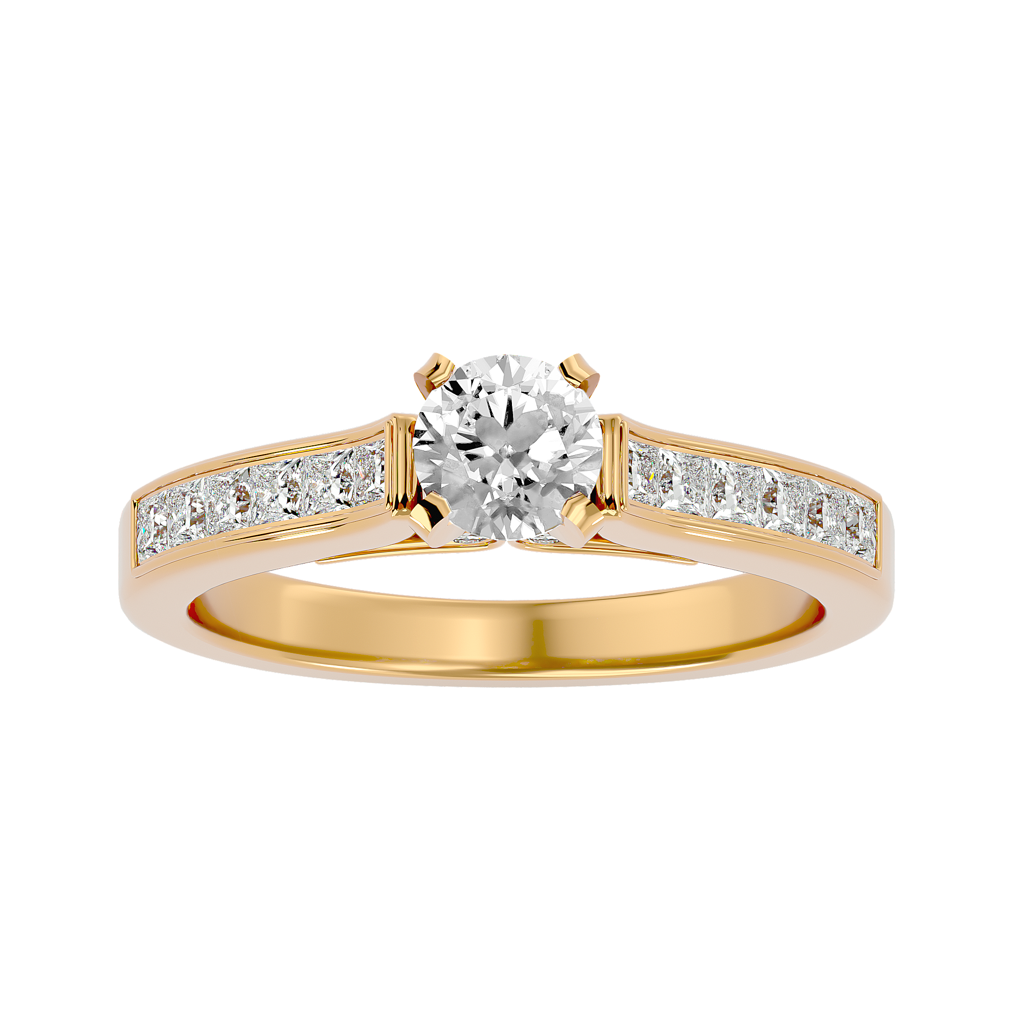 Paisley Solitaire Ring
