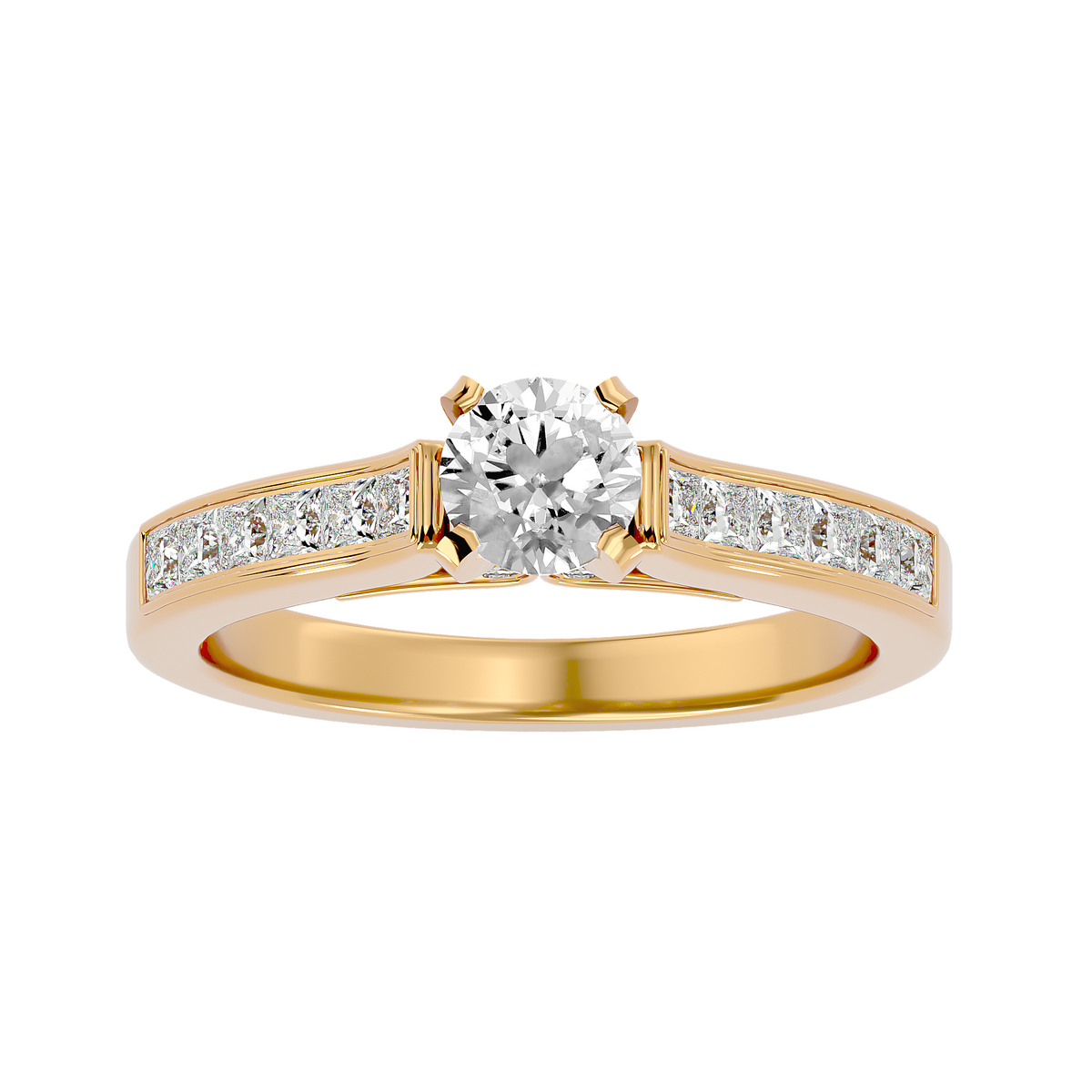 Paisley Solitaire Ring