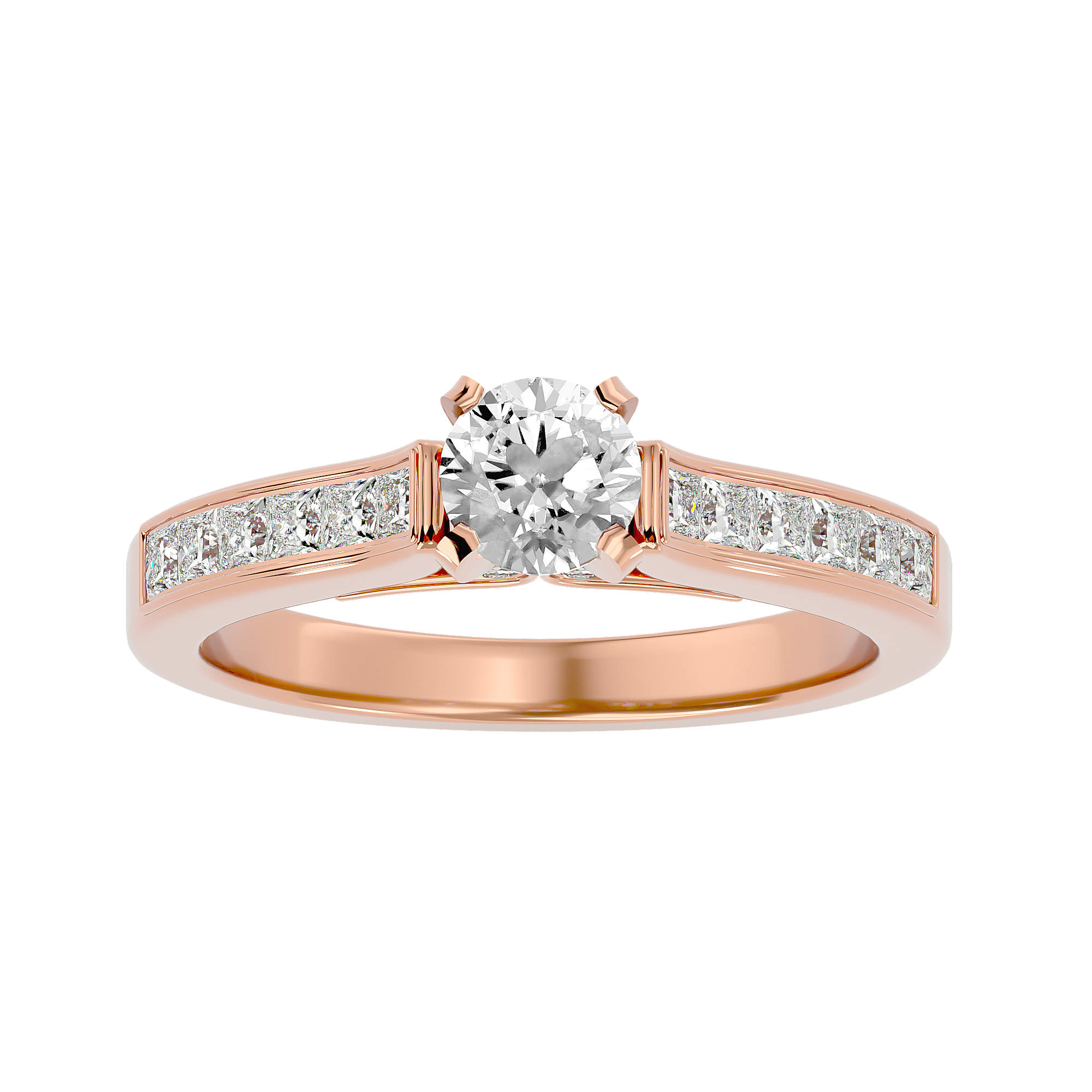 Paisley Solitaire Ring