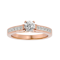Paisley Solitaire Ring