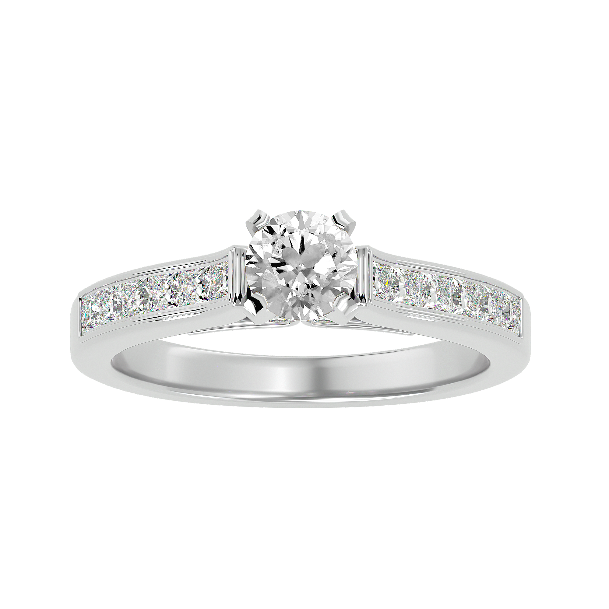 Paisley Solitaire Ring