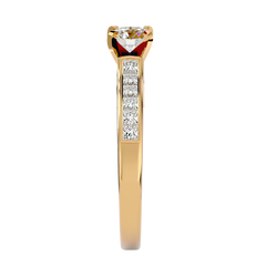 Paisley Solitaire Ring