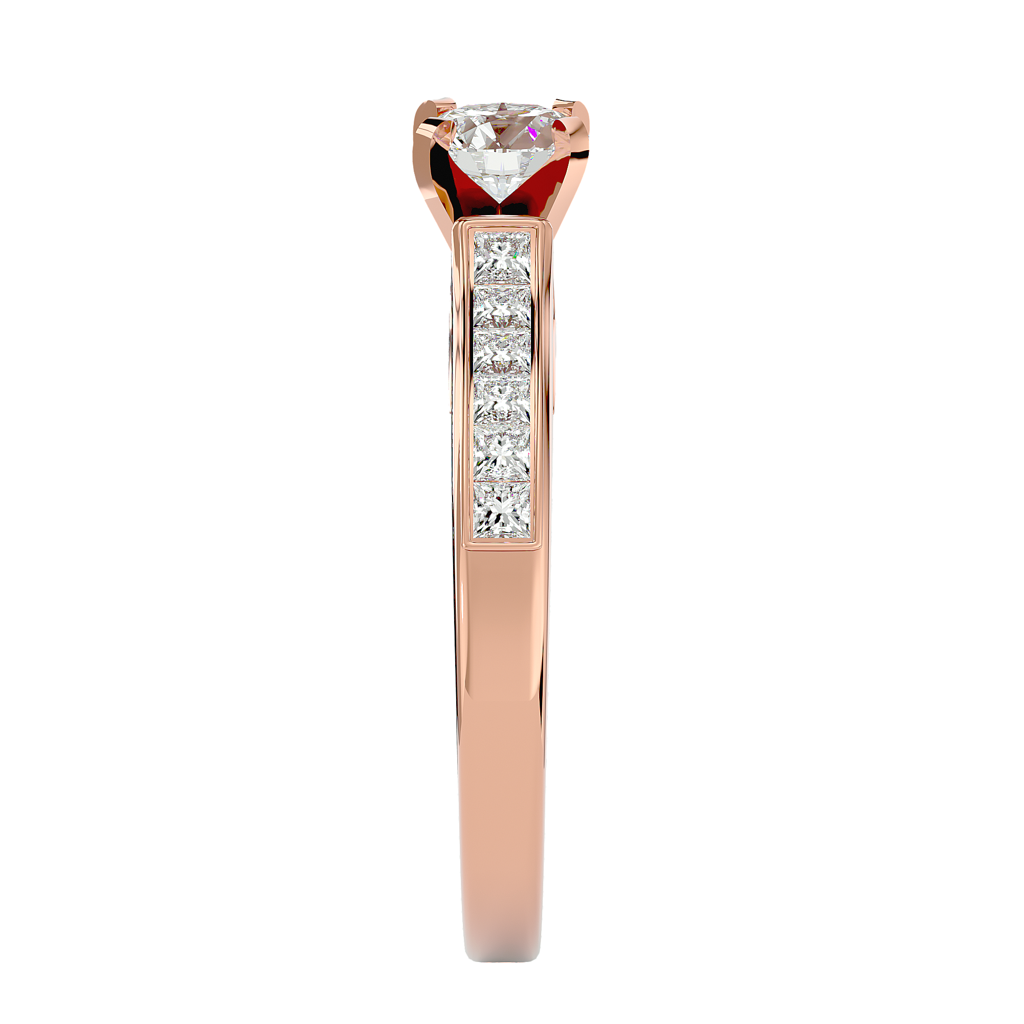 Paisley Solitaire Ring