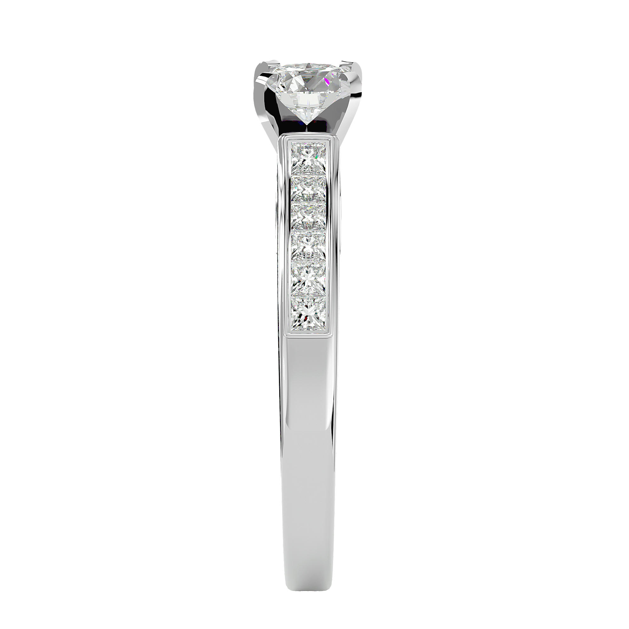 Paisley Solitaire Ring