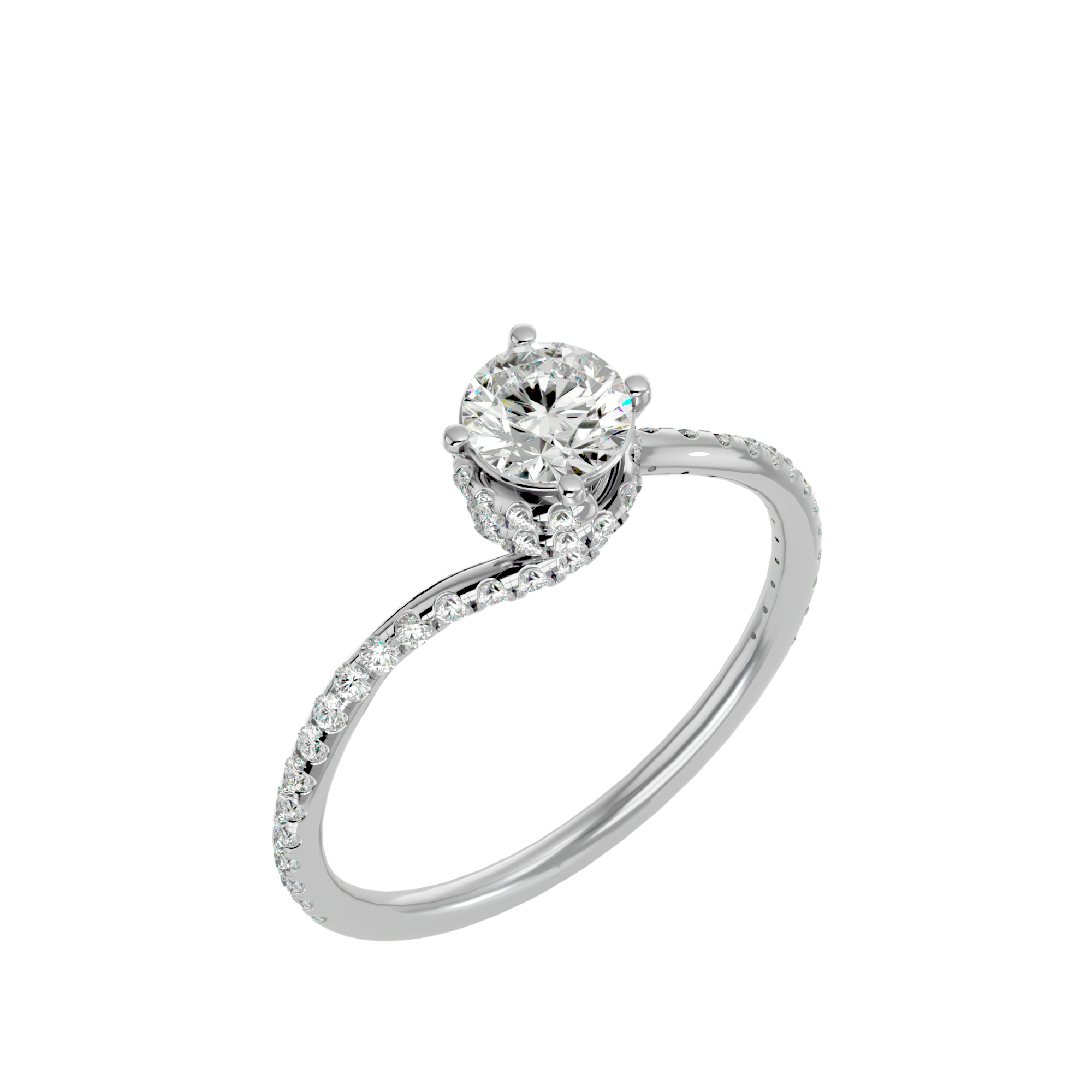 Lily Solitaire Ring