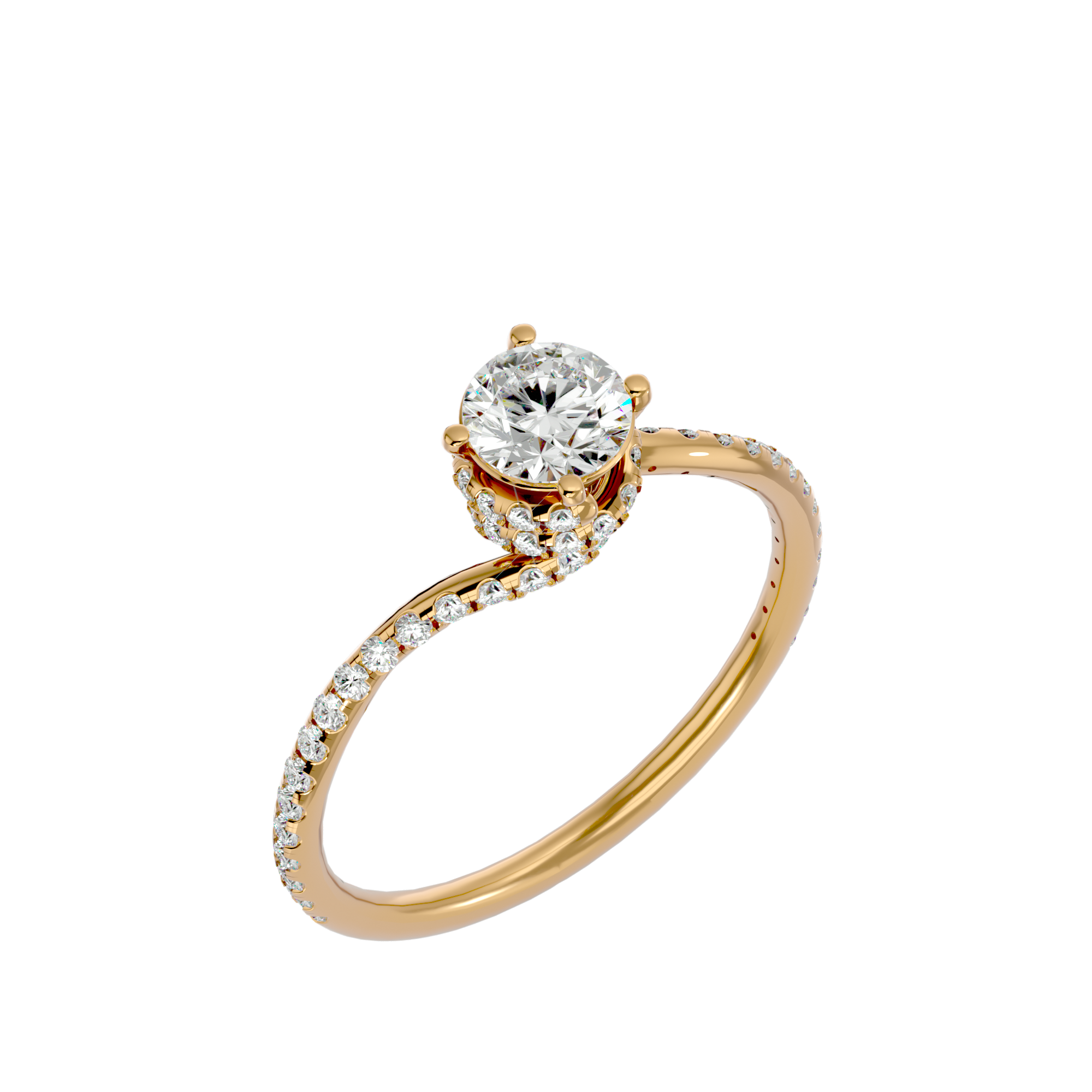 Lily Solitaire Ring