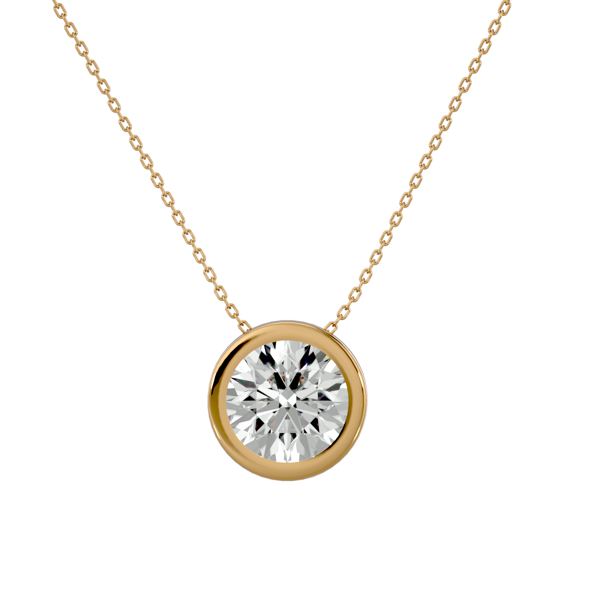 Ember Solitaire Pendant
