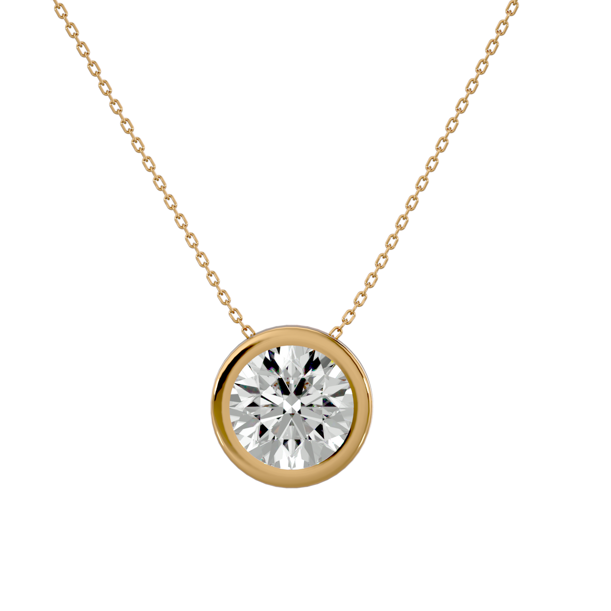 Ember Solitaire Pendant