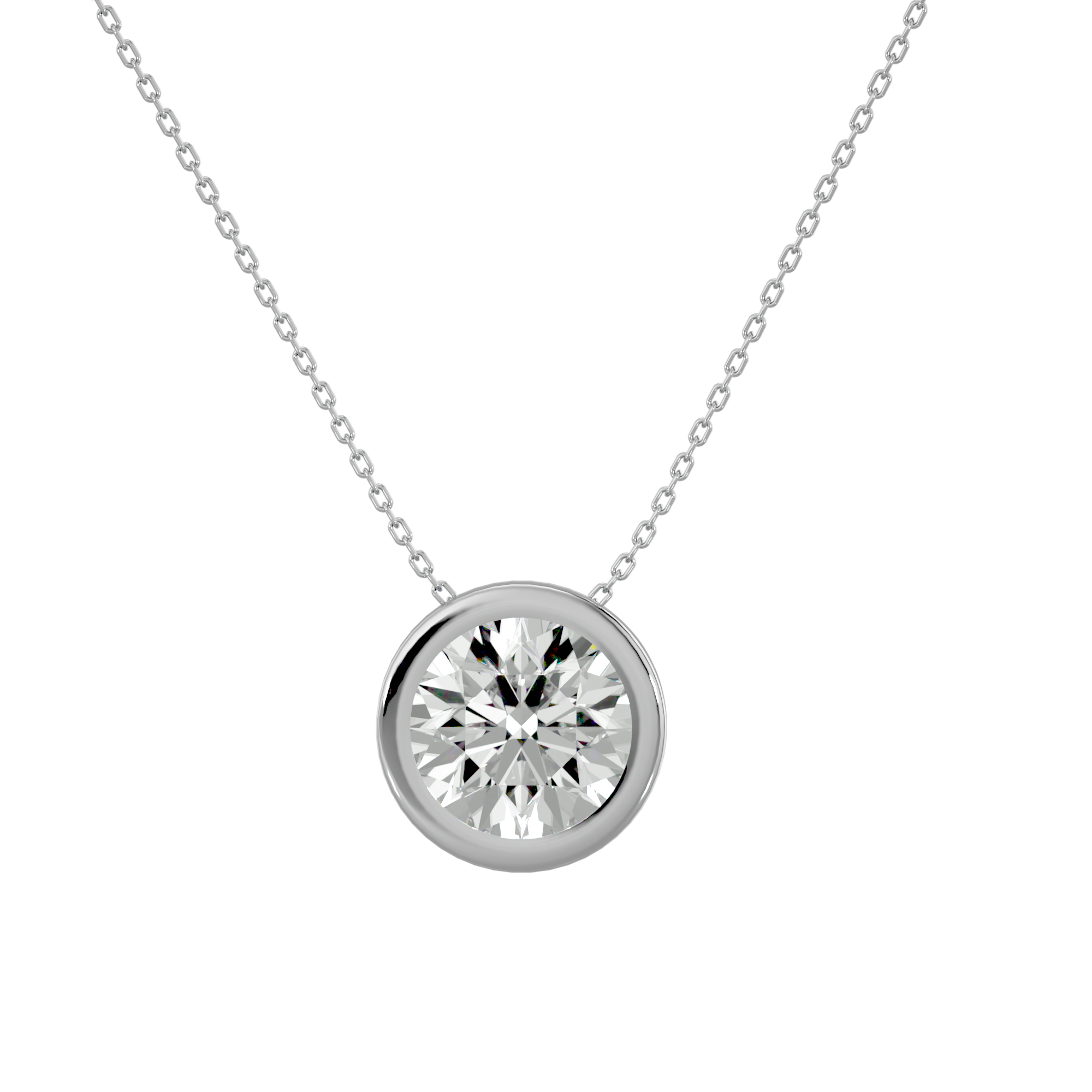 Ember Solitaire Pendant