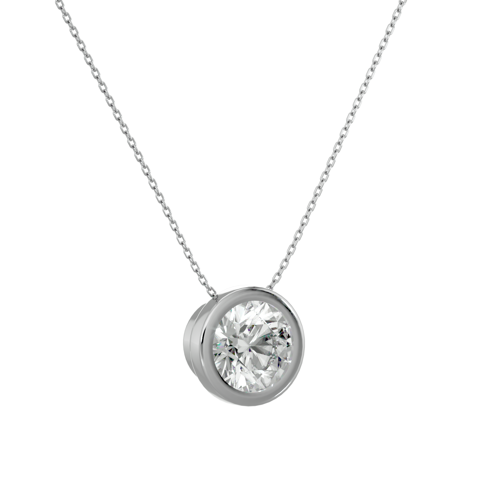 Ember Solitaire Pendant